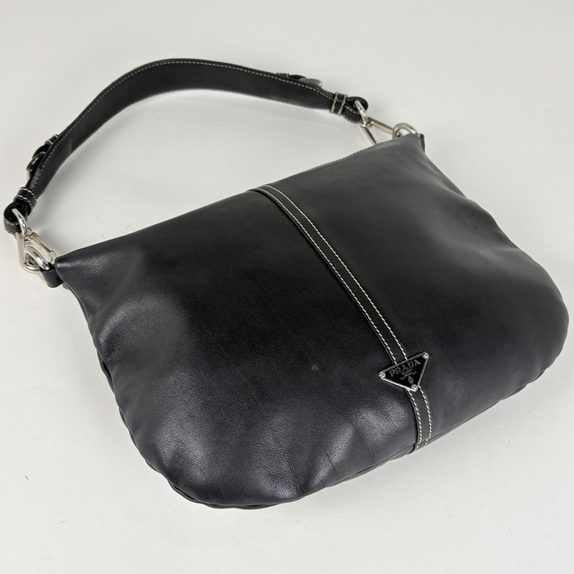 Leather Shoulder Bag (Pre-Owned) - Prada - Modalova