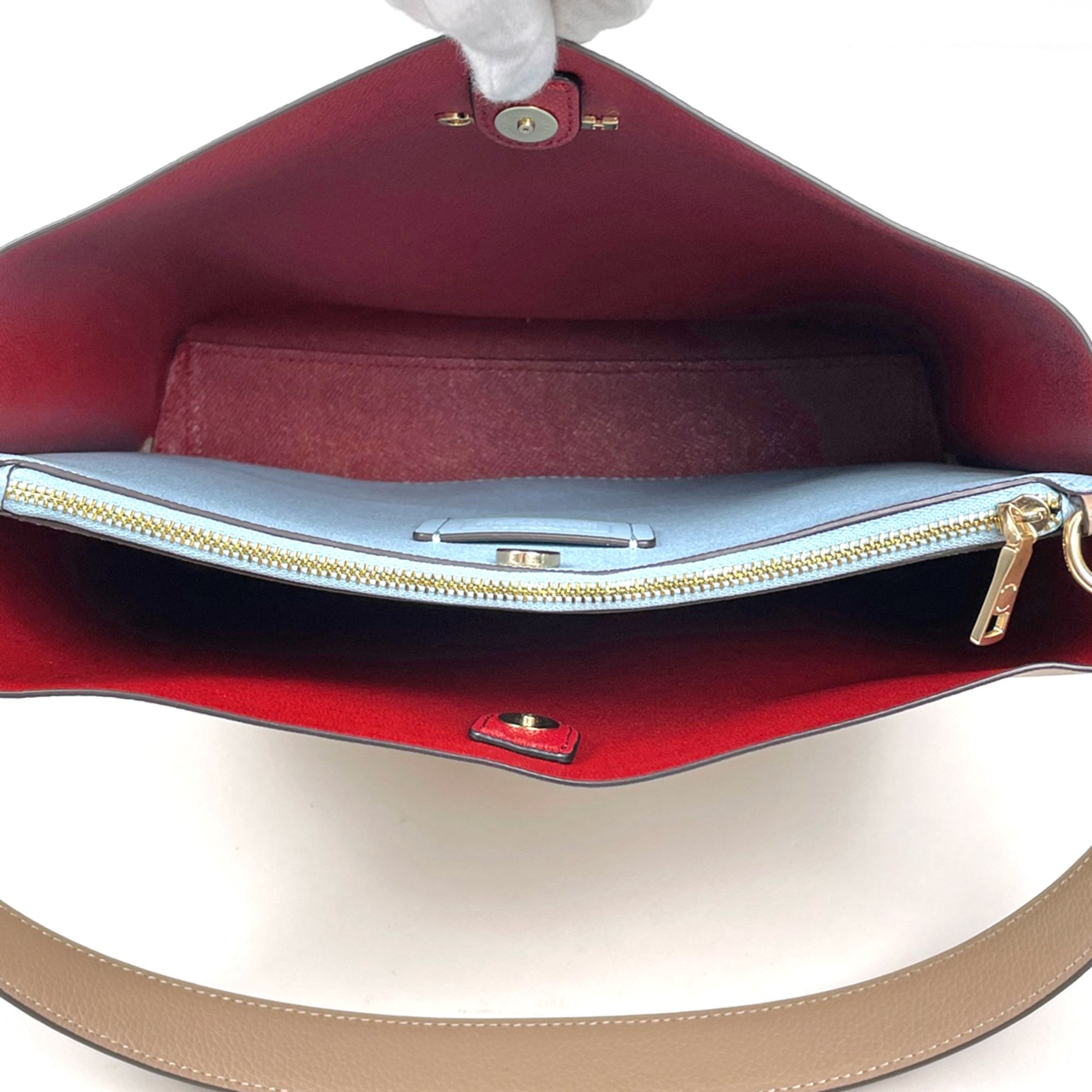 Leather Baguette Bag Shoulder Bag (Pre-Owned) - Coach - Modalova