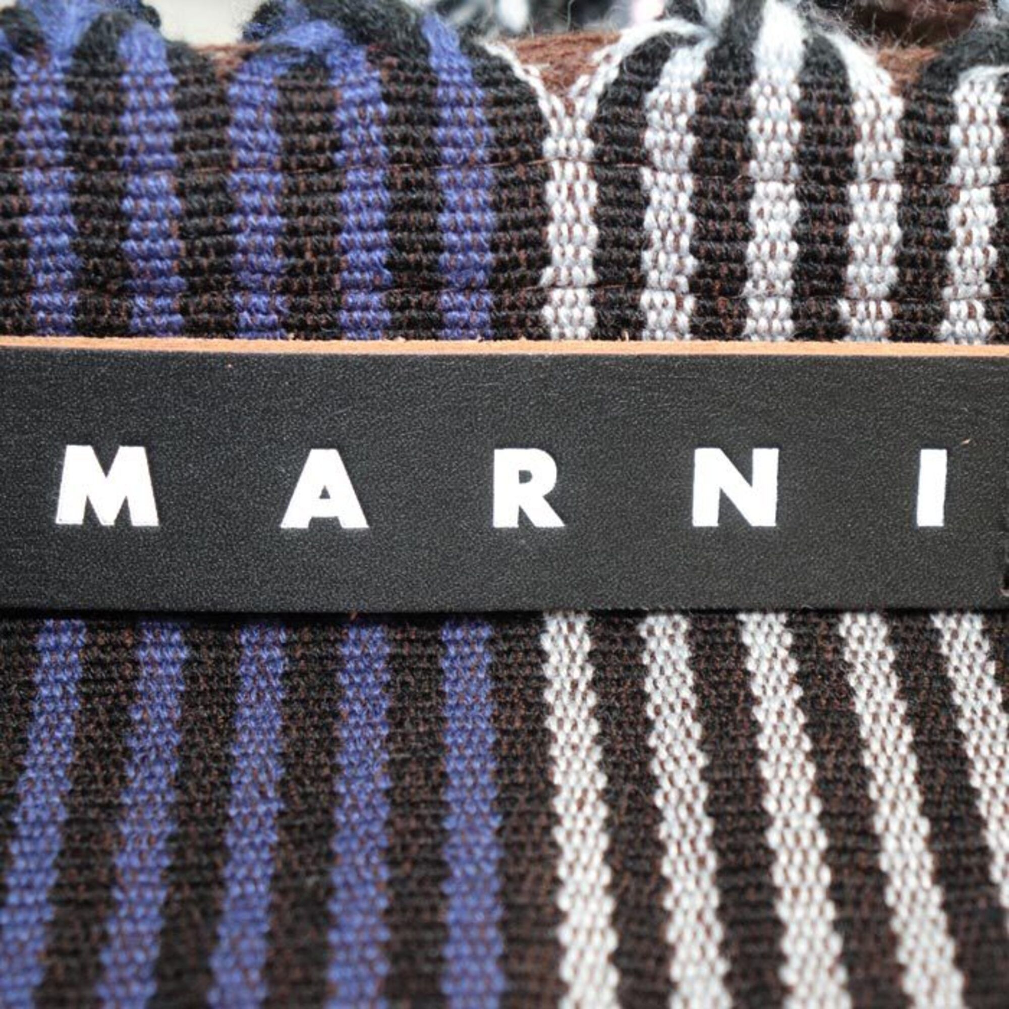 Polyester Leather Tote Bag (Pre-Owned) - Marni - Modalova