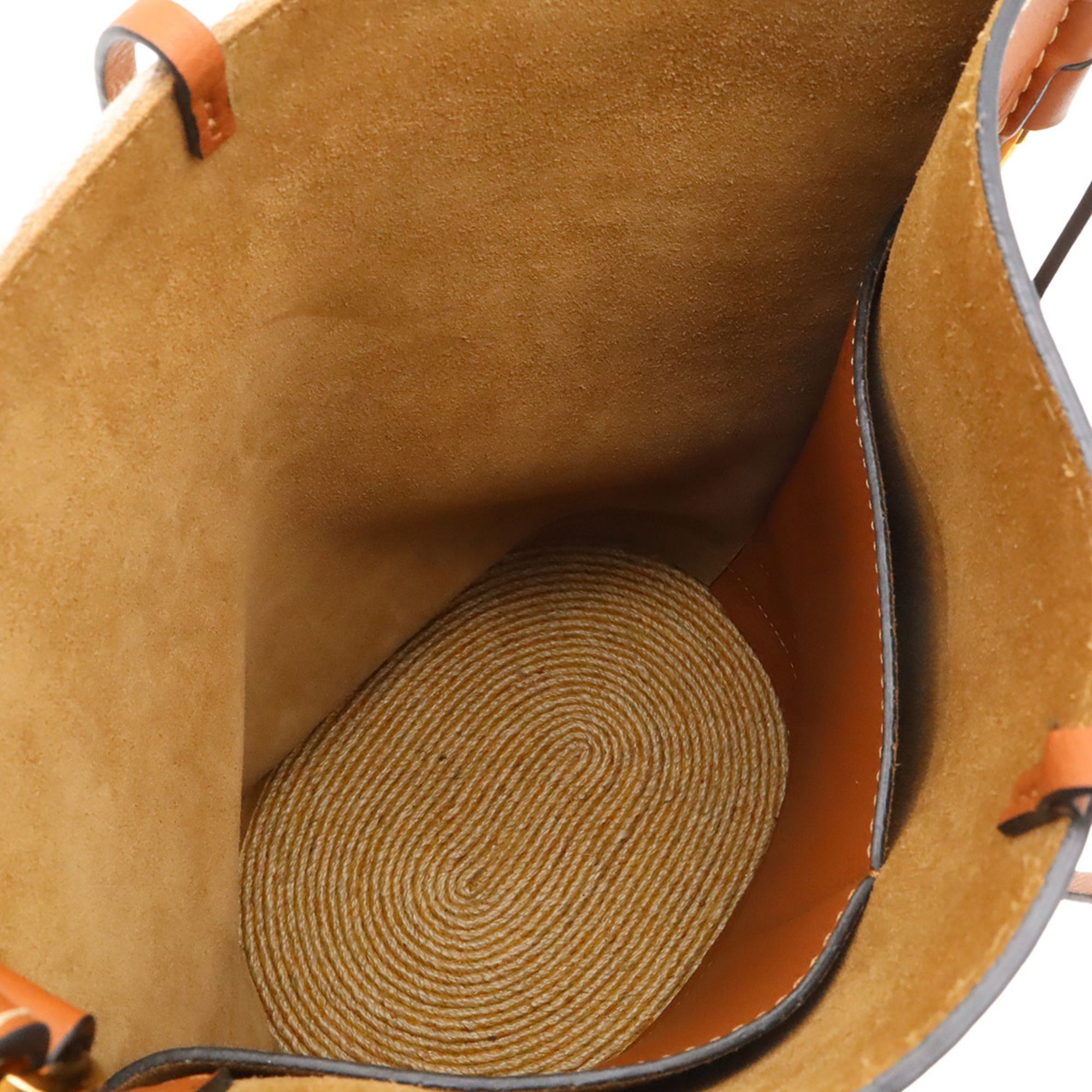 Raffia Leather Shoulder Bag (Pre-Owned) - Loewe - Modalova