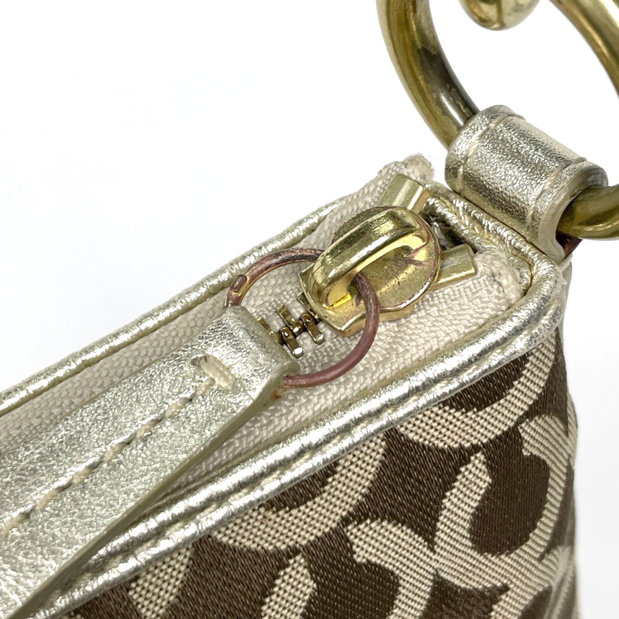 Canvas Leather Pouch (Pre-Owned) - Coach - Modalova