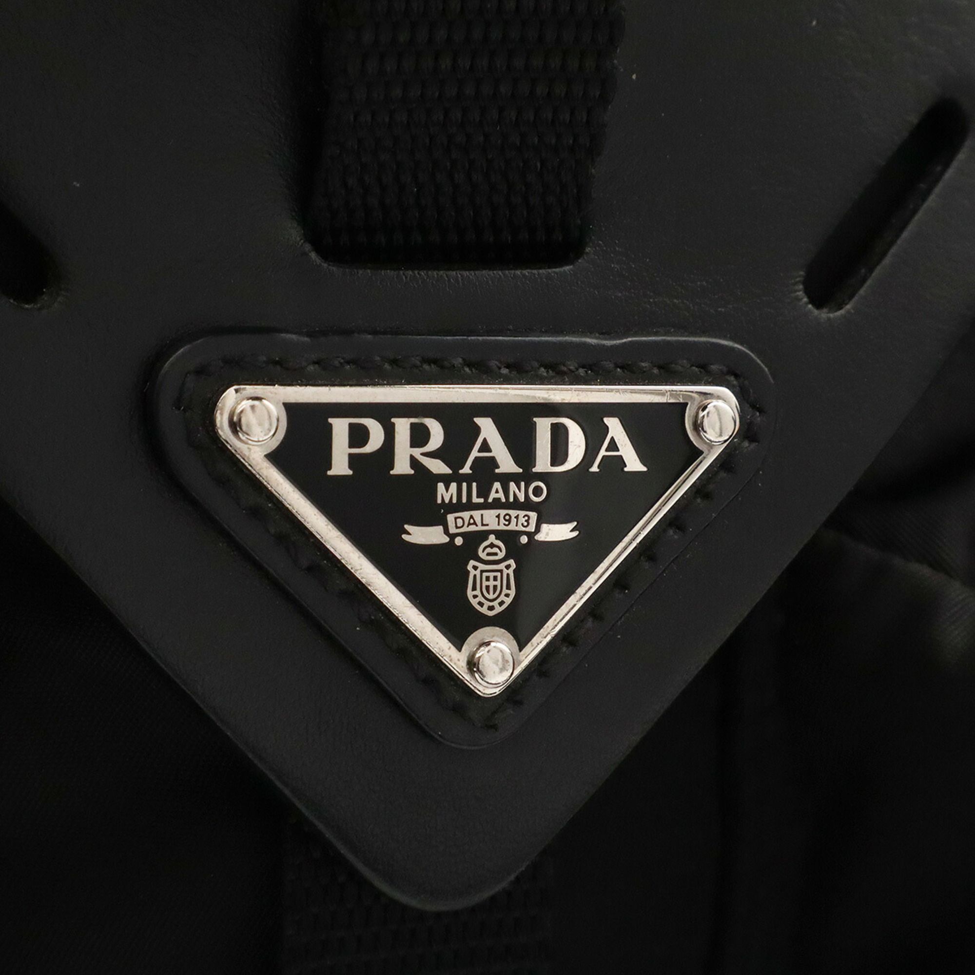 Nylon Leather Handbag Shoulder Bag (Pre-Owned) - Prada - Modalova