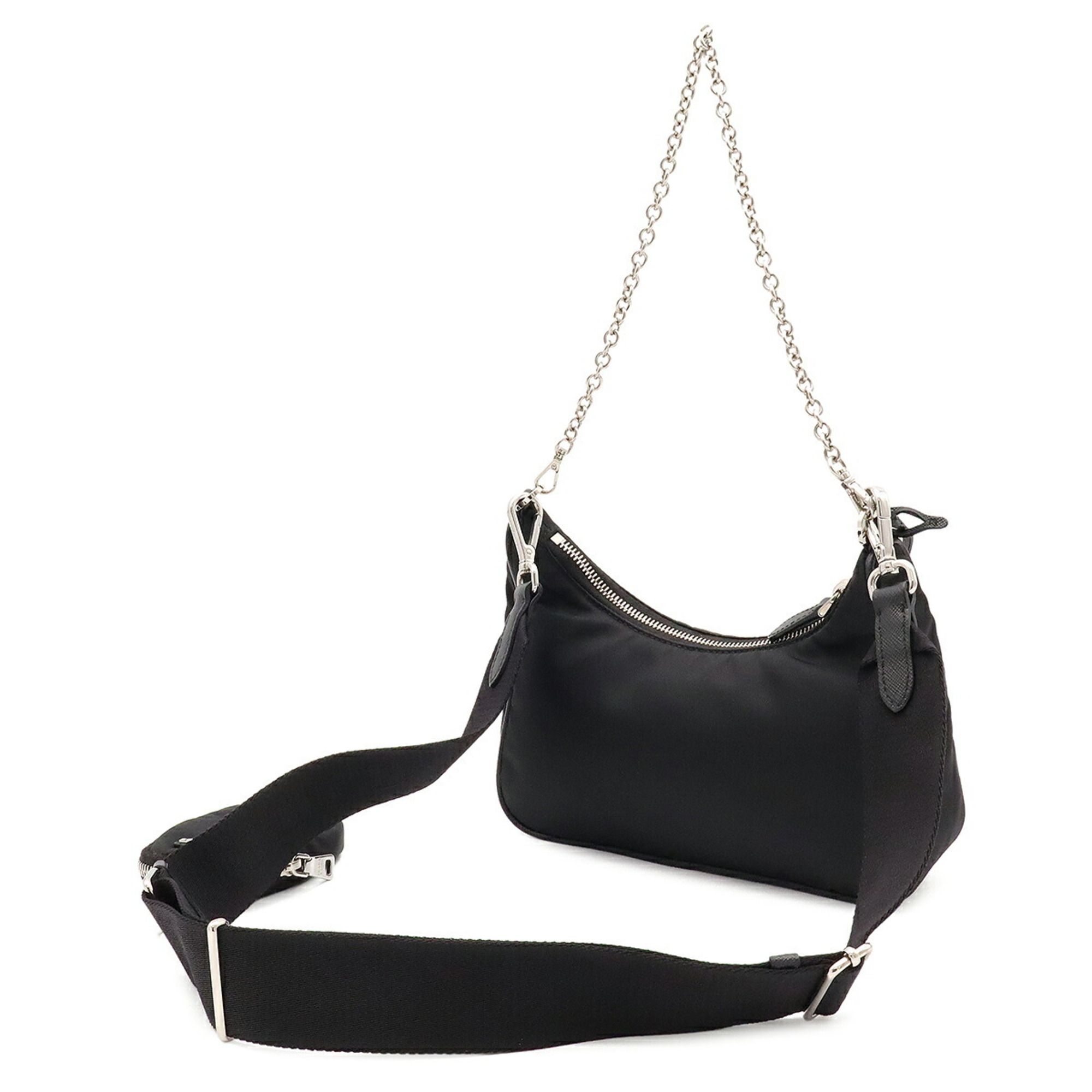 Nylon Leather Shoulder Bag Sling Bag (Pre-Owned) - Prada - Modalova