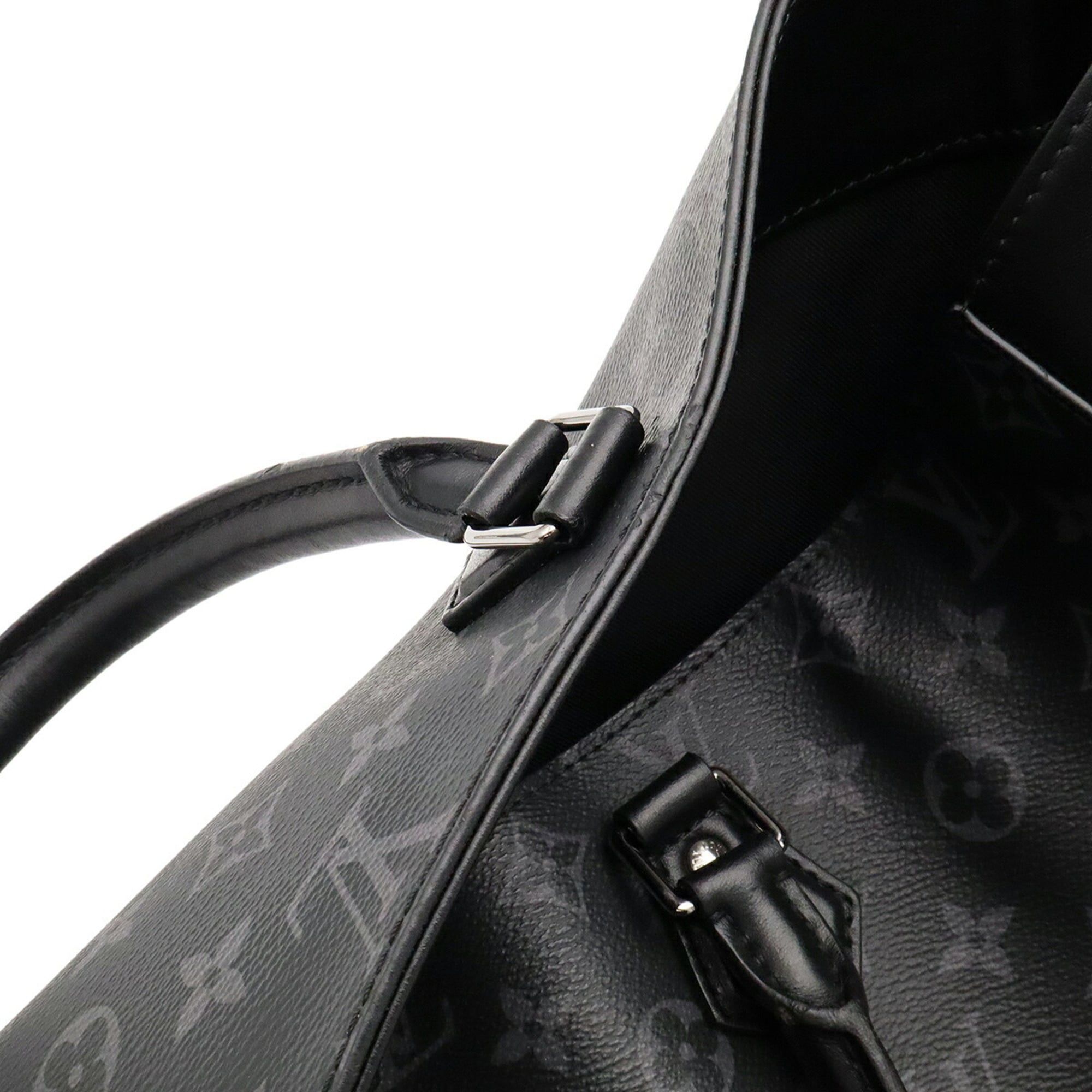 Monogram Eclipse Leather Handbag Tote Bag (Pre-Owned) - Louis Vuitton - Modalova