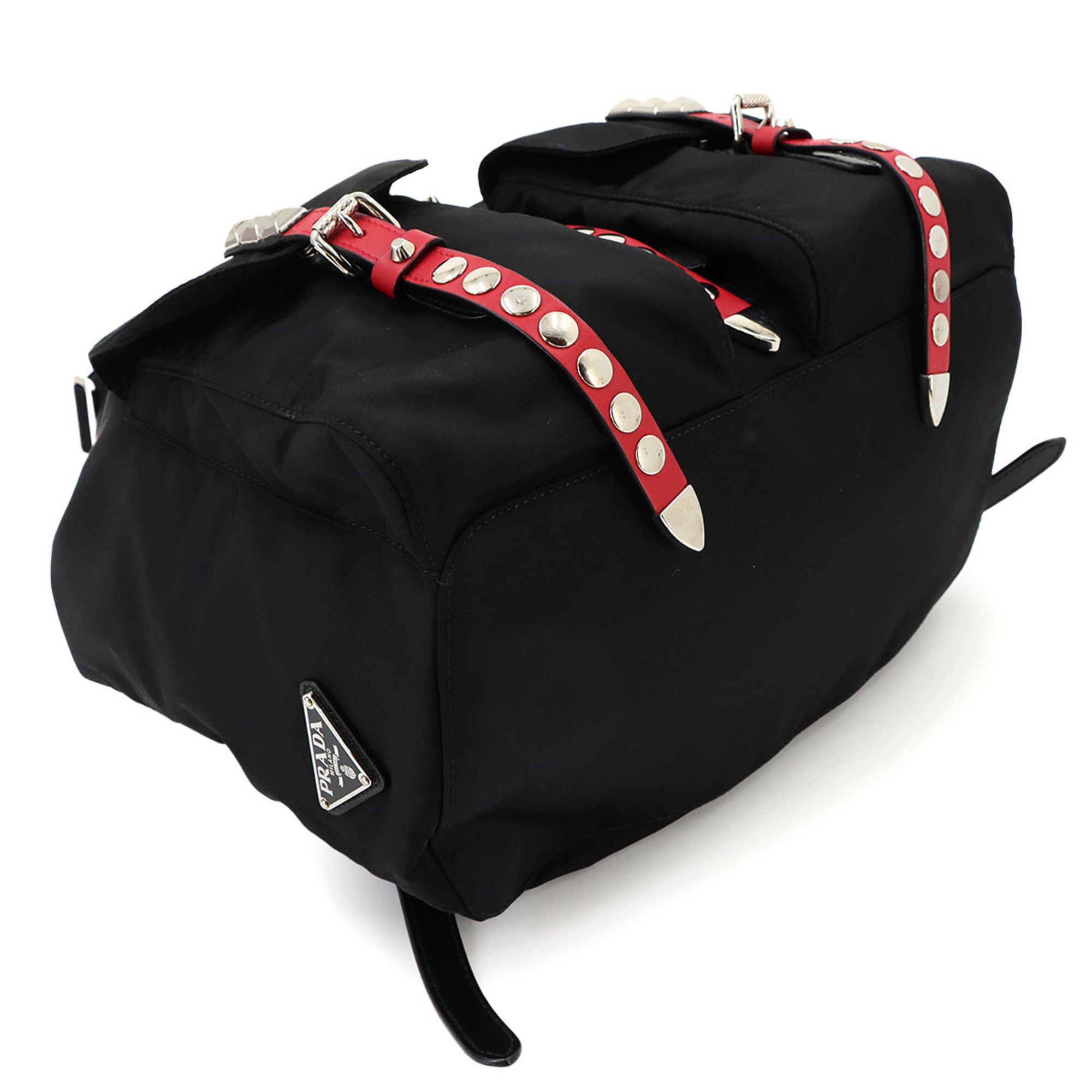 Nylon Leather Backpack (Pre-Owned) - Prada - Modalova