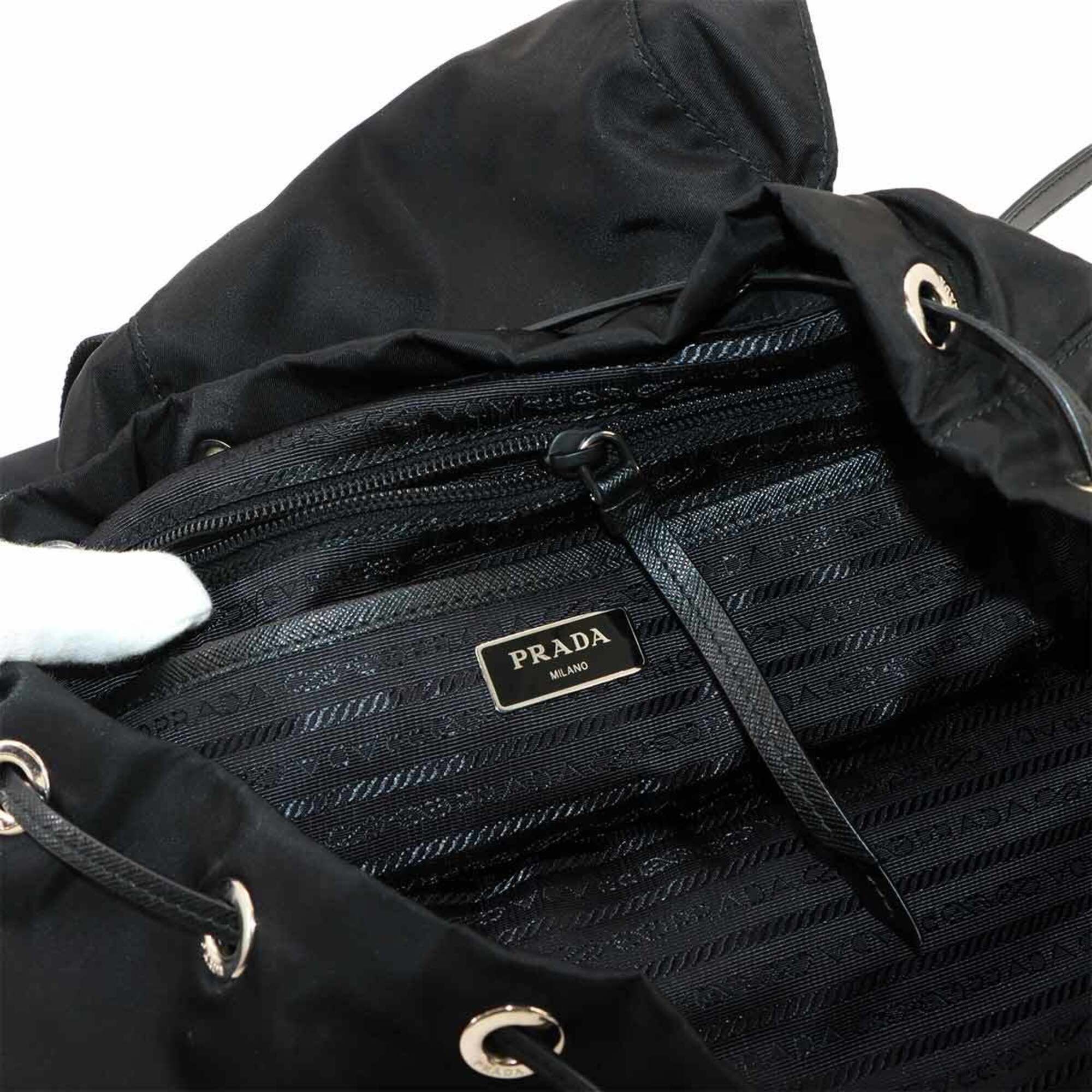 Nylon Leather Backpack (Pre-Owned) - Prada - Modalova