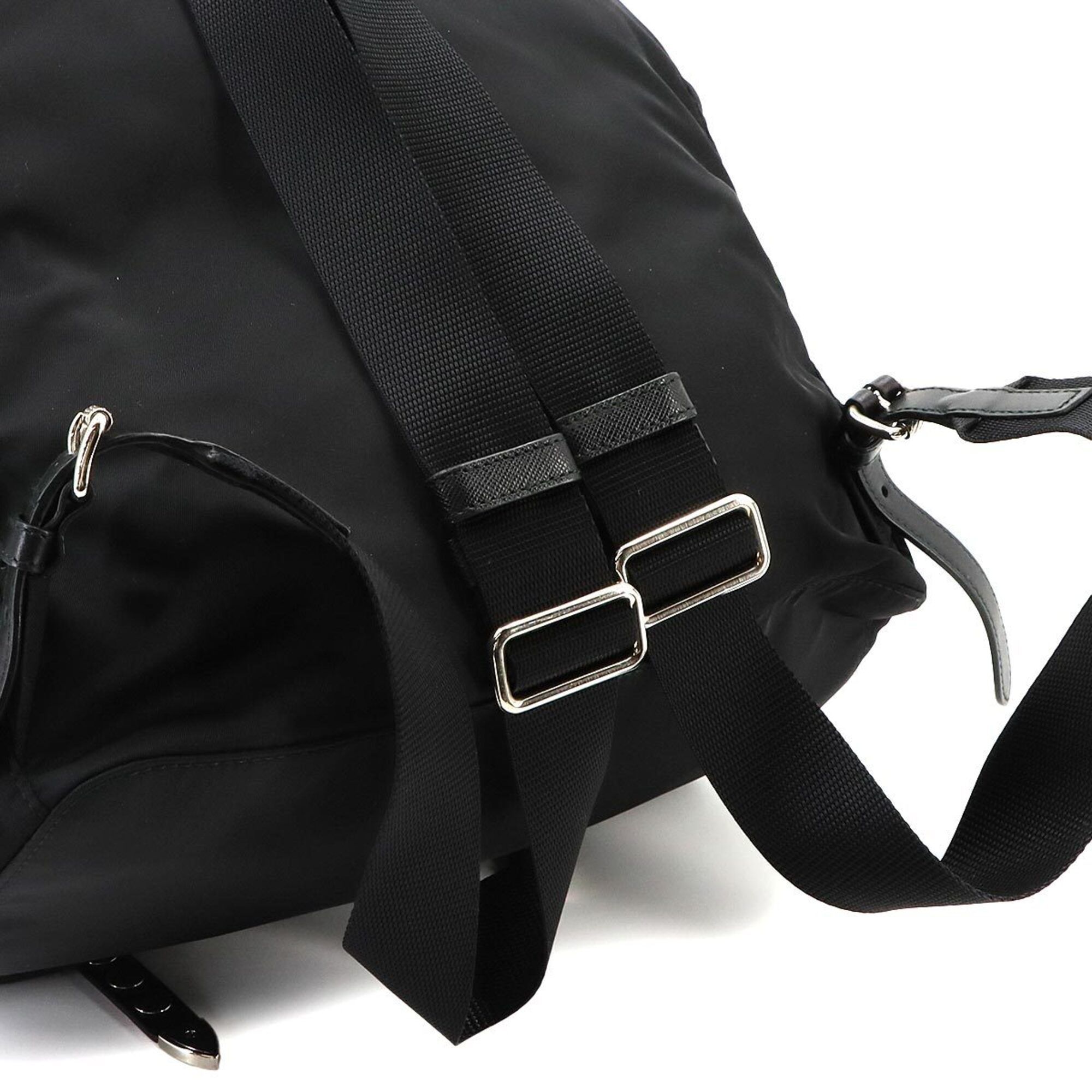 Nylon Leather Backpack (Pre-Owned) - Prada - Modalova