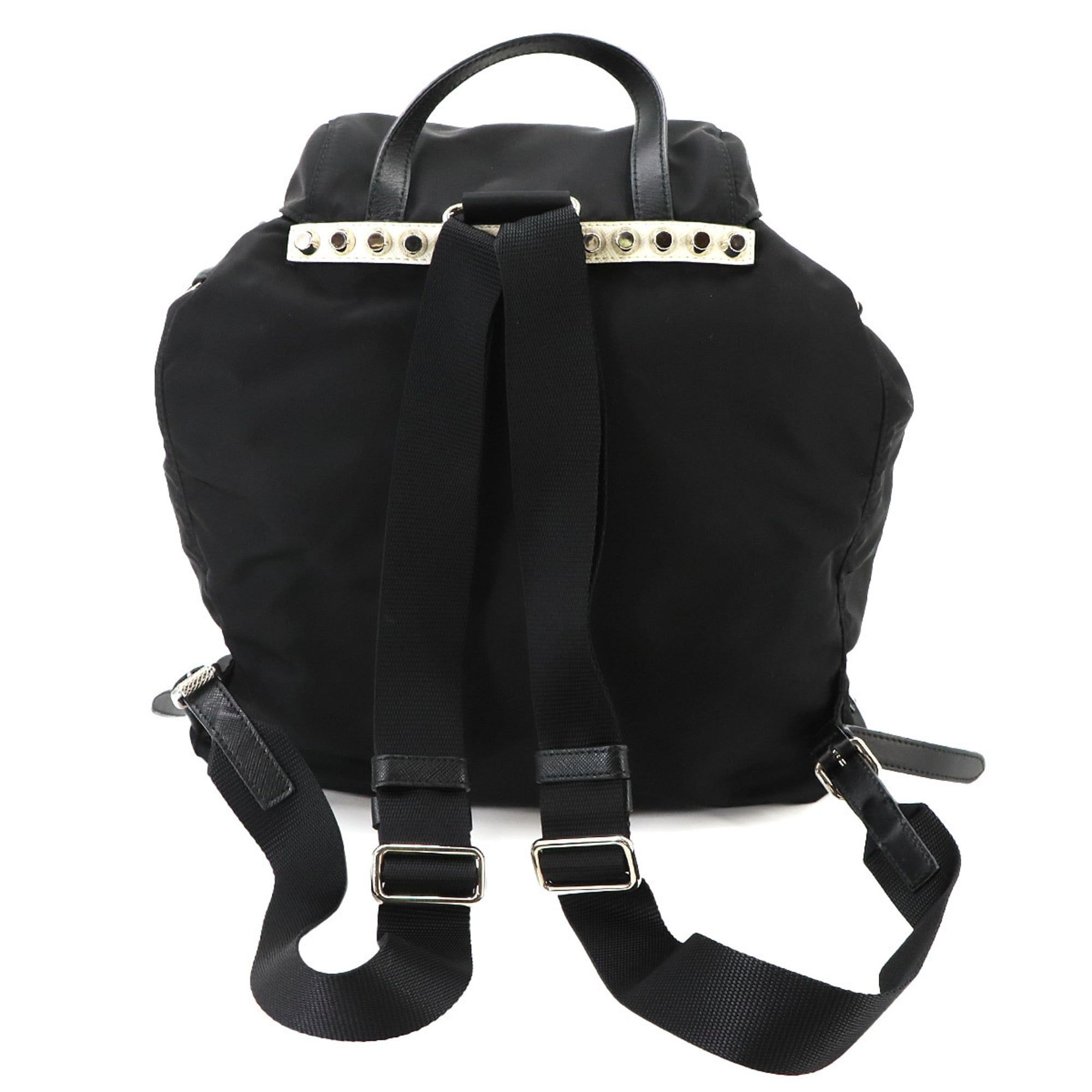 Nylon Leather Backpack (Pre-Owned) - Prada - Modalova