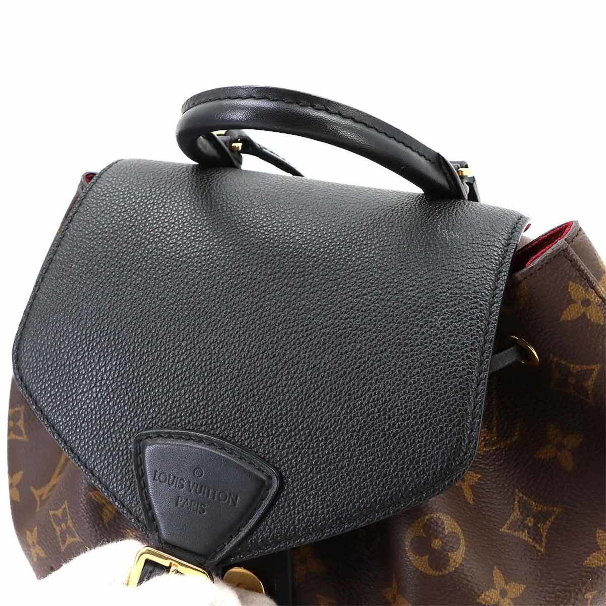 Monogram Canvas Leather Backpack (Pre-Owned) - Louis Vuitton - Modalova