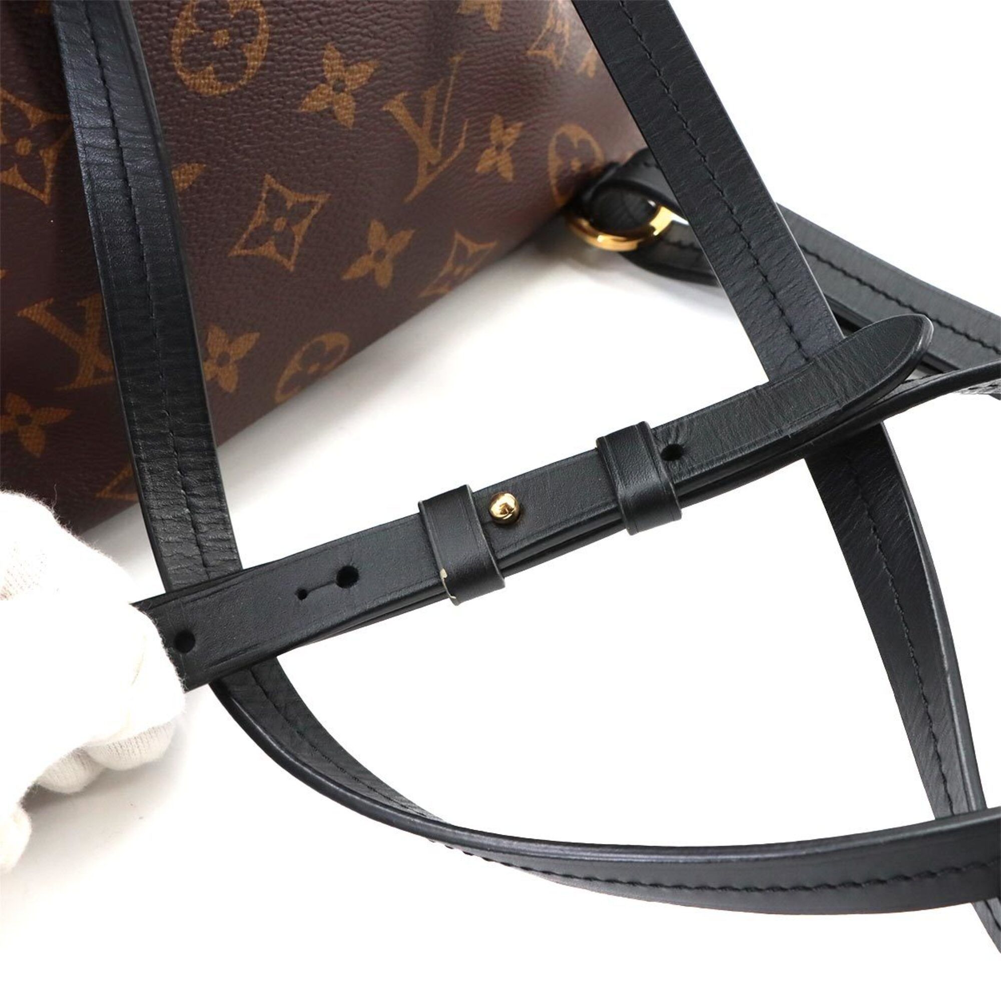 Monogram Canvas Leather Backpack (Pre-Owned) - Louis Vuitton - Modalova