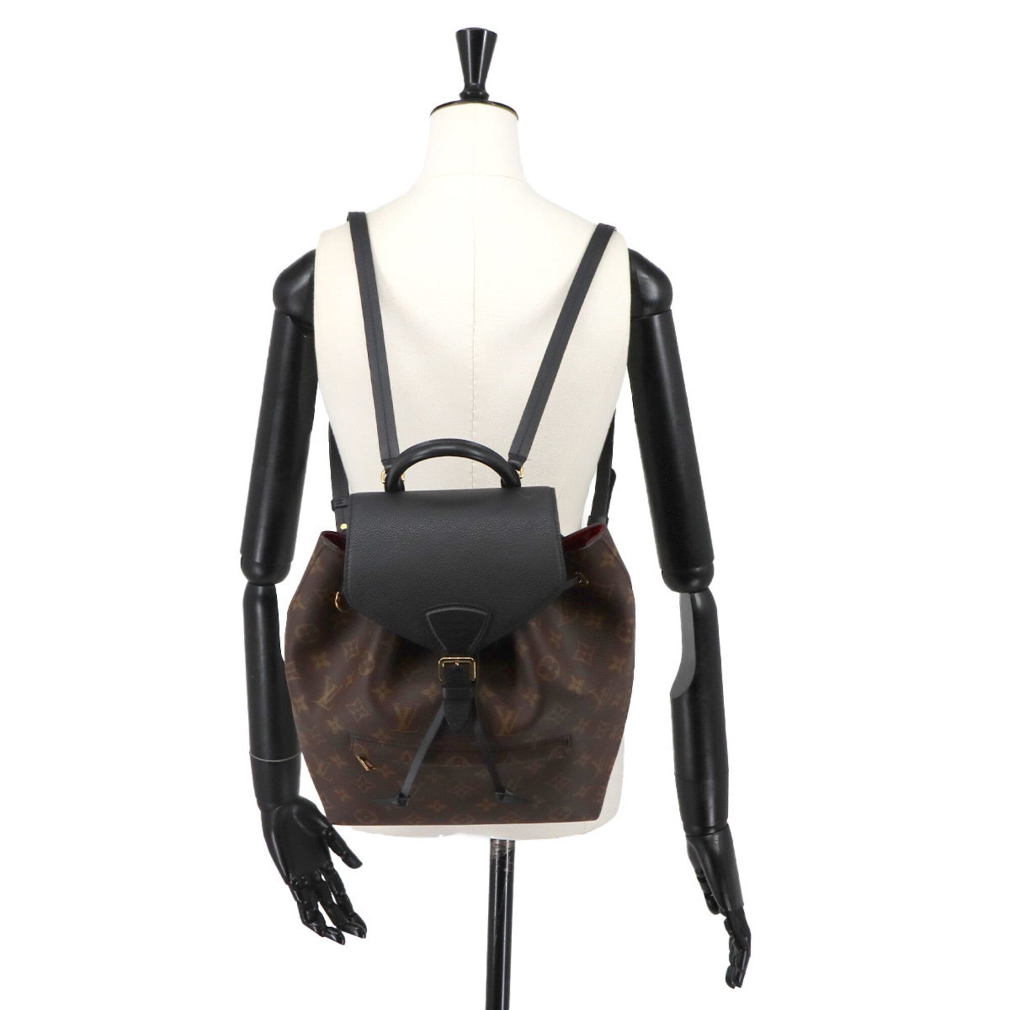 Monogram Canvas Leather Backpack (Pre-Owned) - Louis Vuitton - Modalova