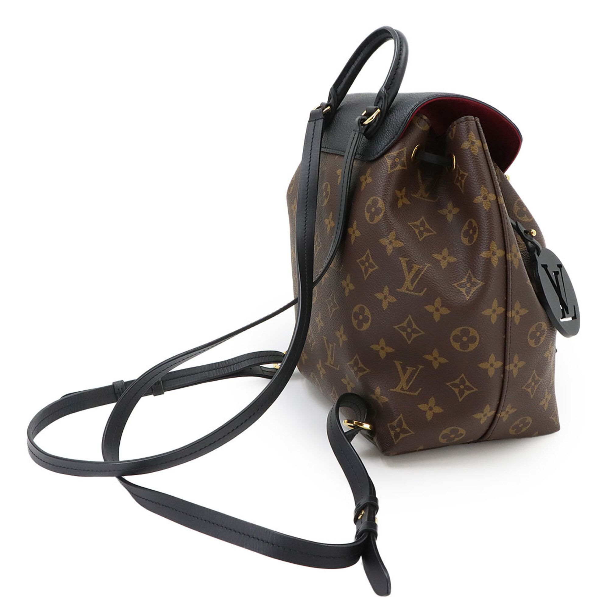 Monogram Canvas Leather Backpack (Pre-Owned) - Louis Vuitton - Modalova