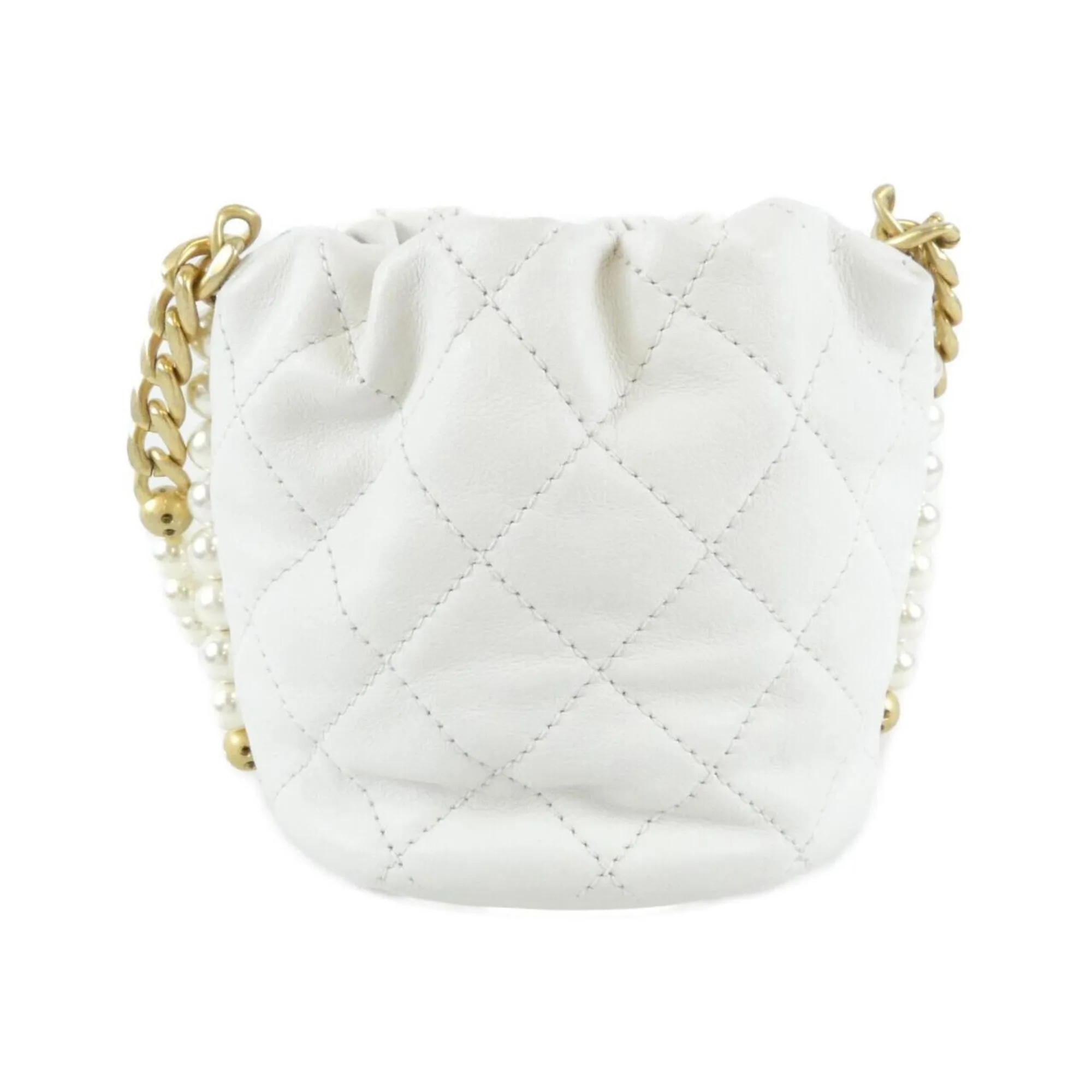 Artificial Pearl Leather Shoulder Bag (Pre-Owned) - Chanel - Modalova