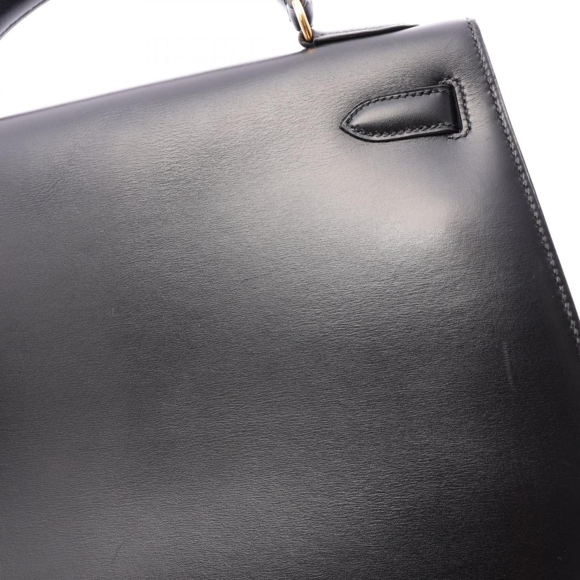 Box Calf Leather Leather Handbag (Pre-Owned) - Hermes - Modalova
