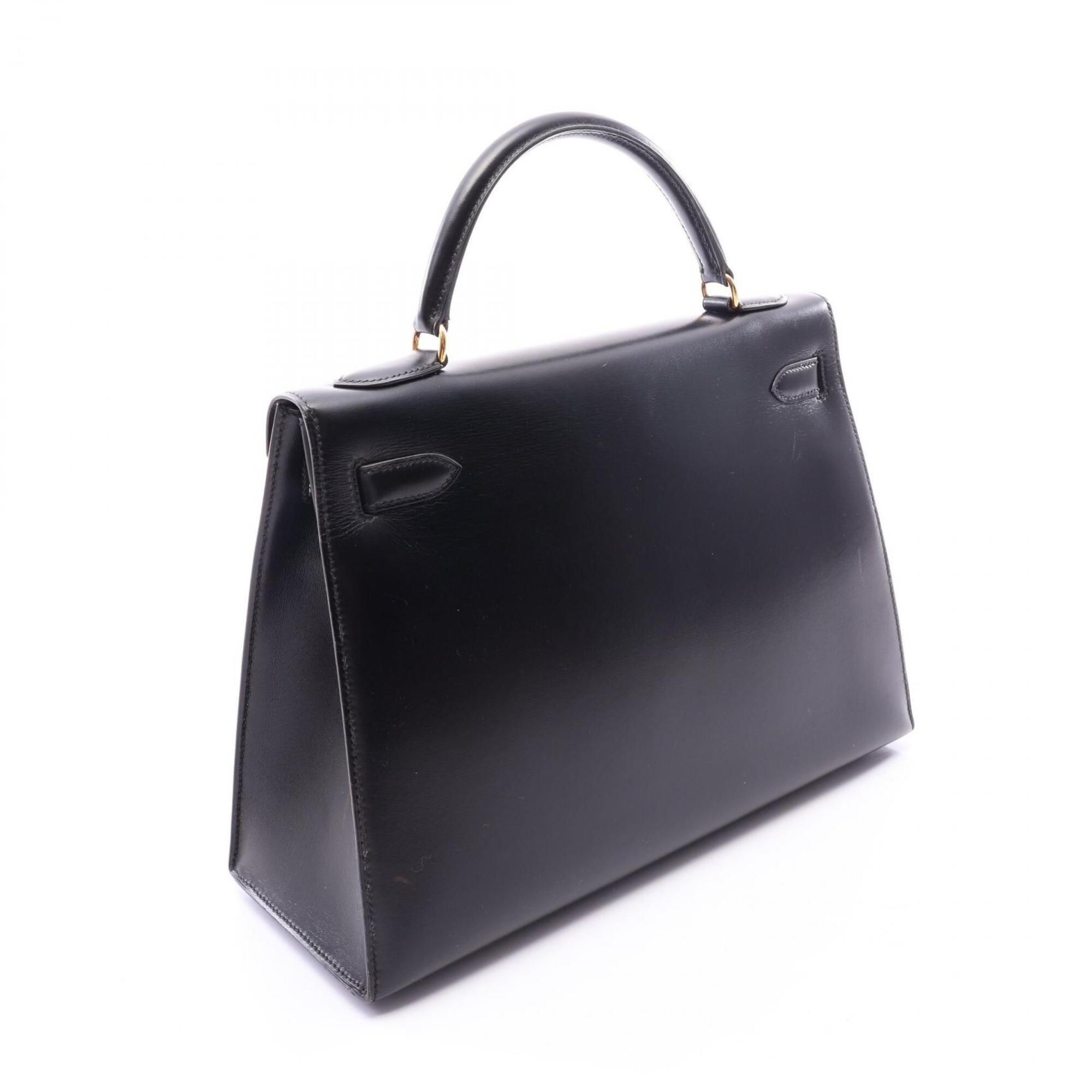 Box Calf Leather Leather Handbag (Pre-Owned) - Hermes - Modalova
