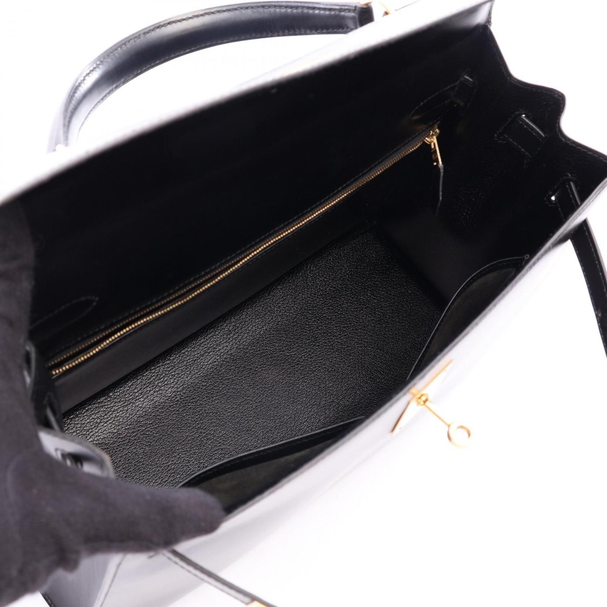 Box Calf Leather Leather Handbag (Pre-Owned) - Hermes - Modalova