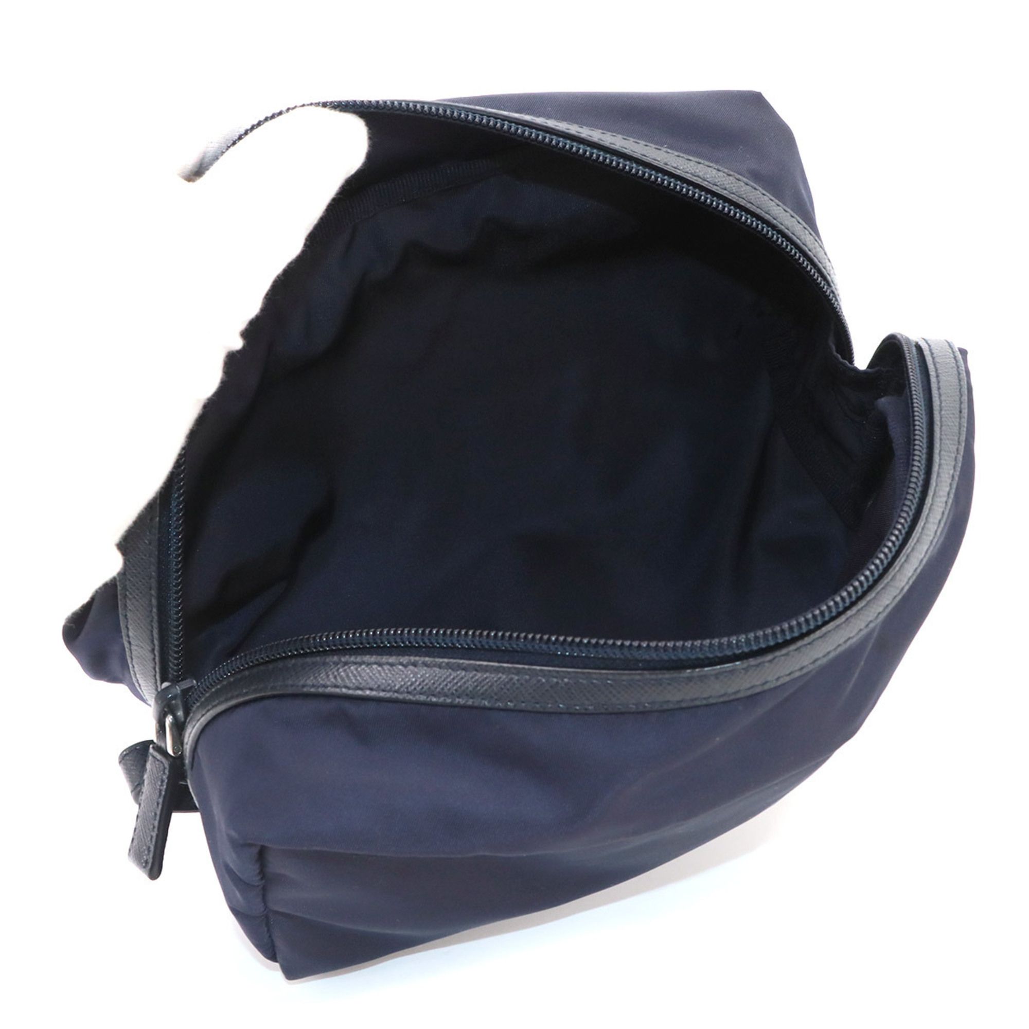 Nylon Leather Handbag Pouch (Pre-Owned) - Prada - Modalova