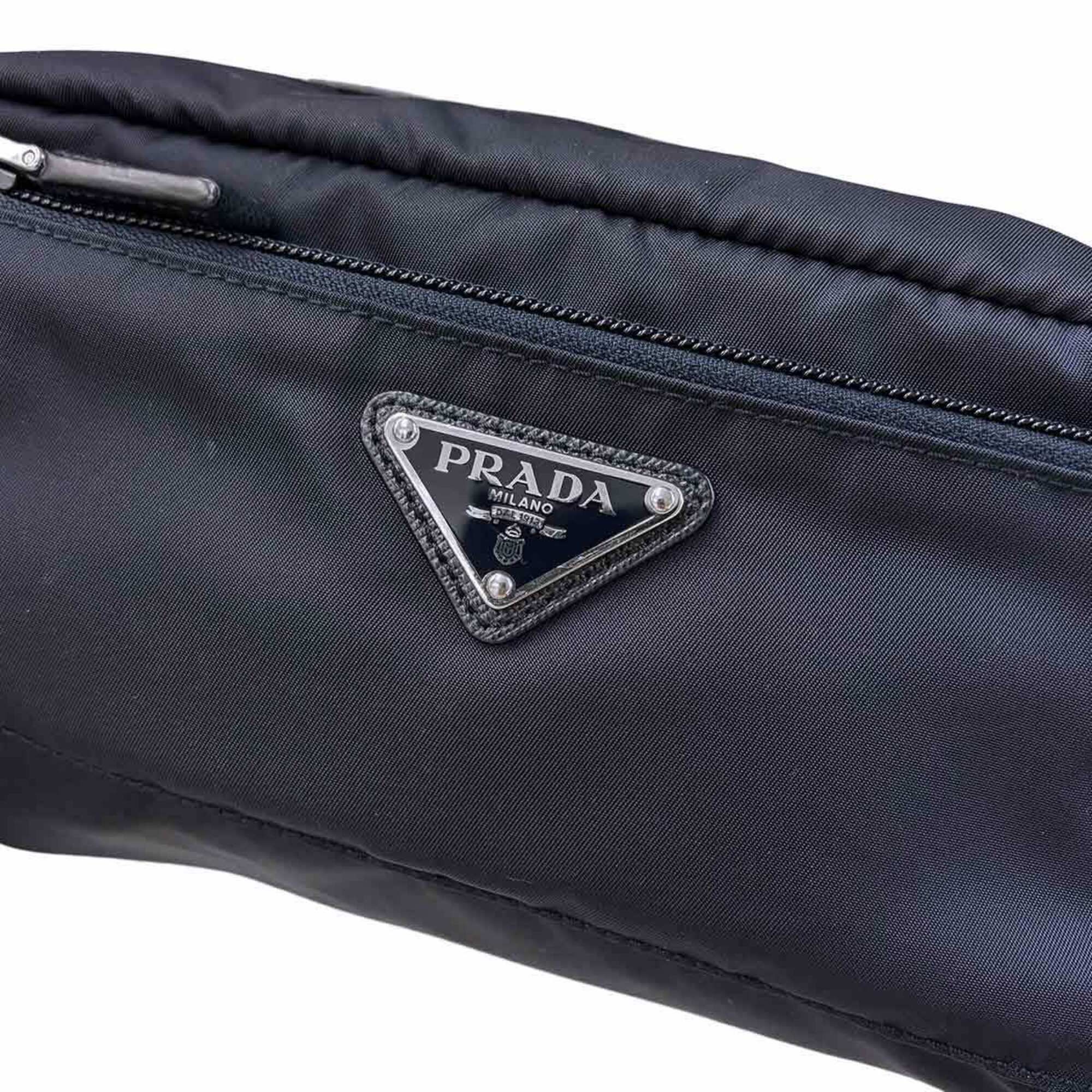 Nylon Leather Handbag Pouch (Pre-Owned) - Prada - Modalova