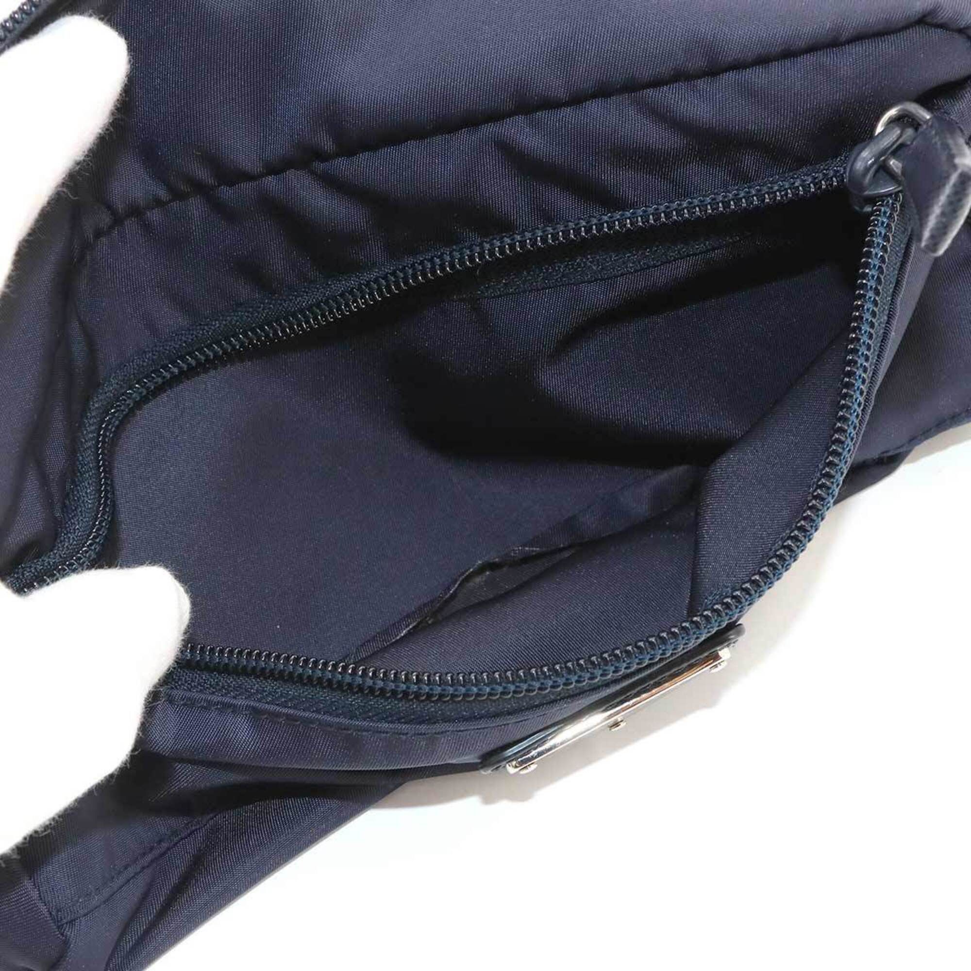 Nylon Leather Handbag Pouch (Pre-Owned) - Prada - Modalova