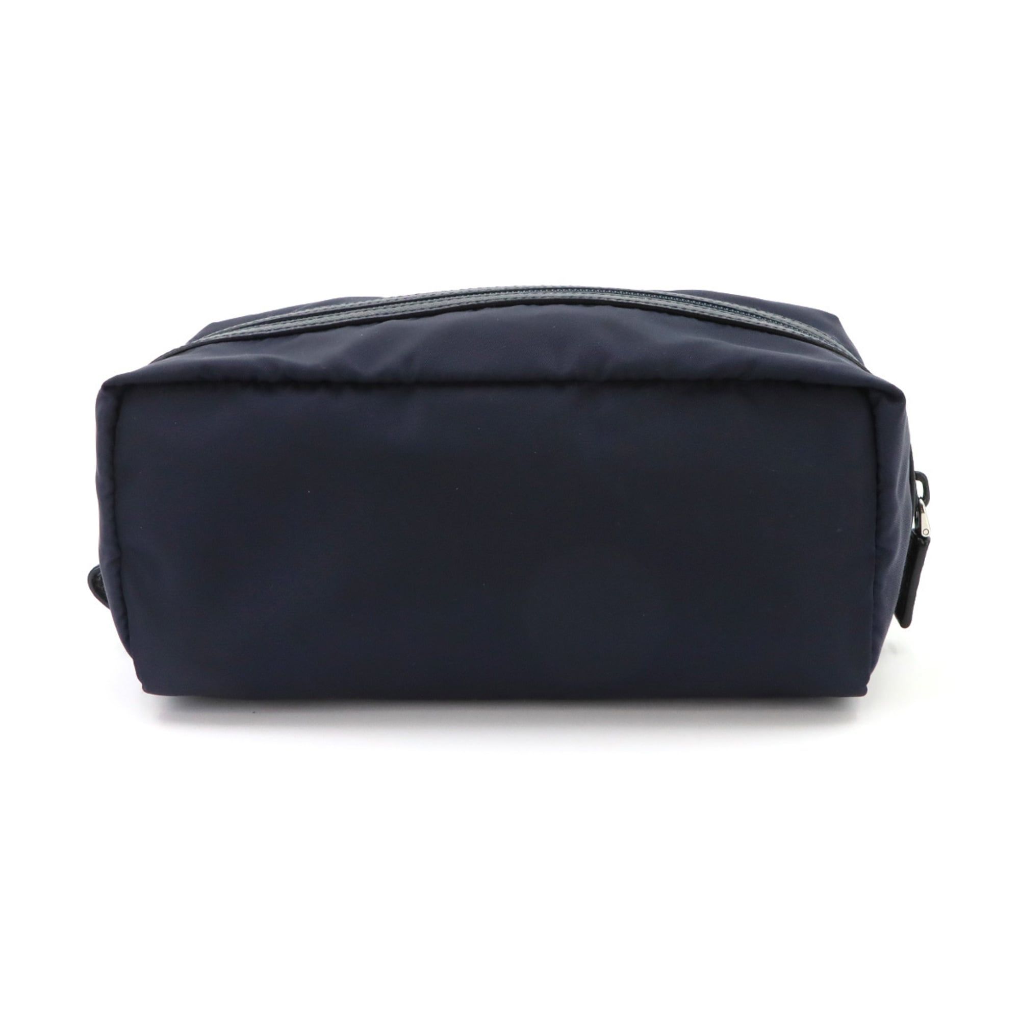 Nylon Leather Handbag Pouch (Pre-Owned) - Prada - Modalova