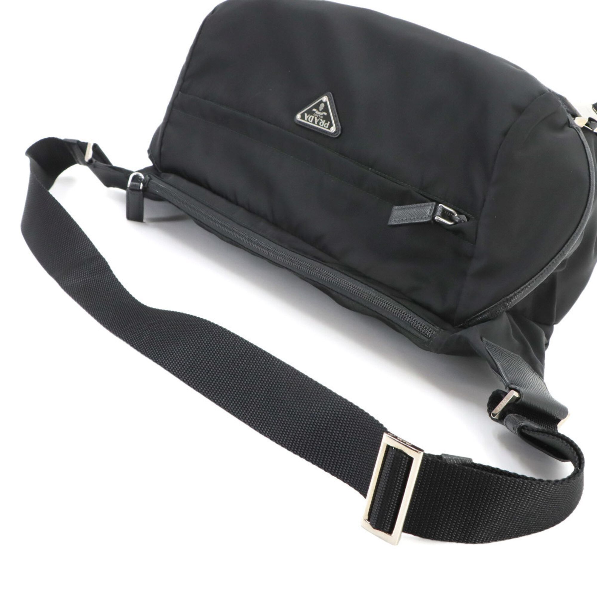 Nylon Leather Handbag Shoulder Bag (Pre-Owned) - Prada - Modalova