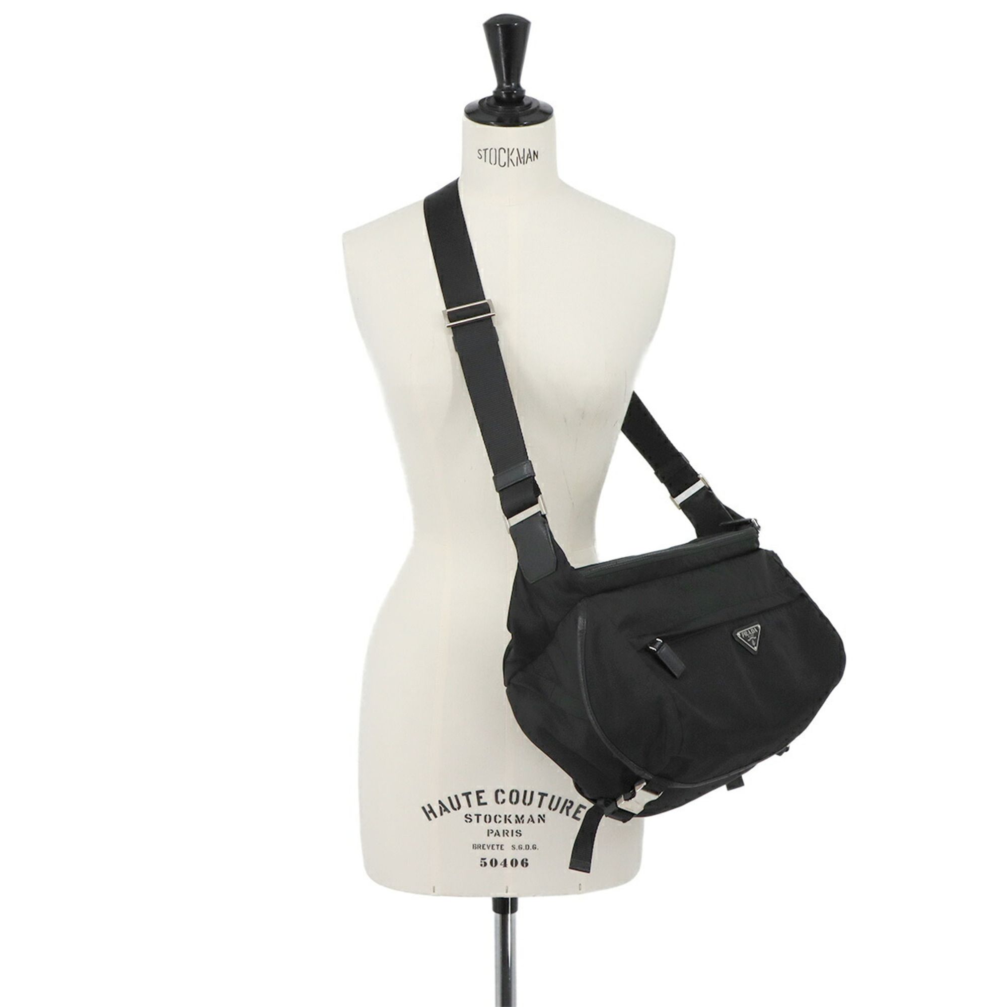 Nylon Leather Handbag Shoulder Bag (Pre-Owned) - Prada - Modalova