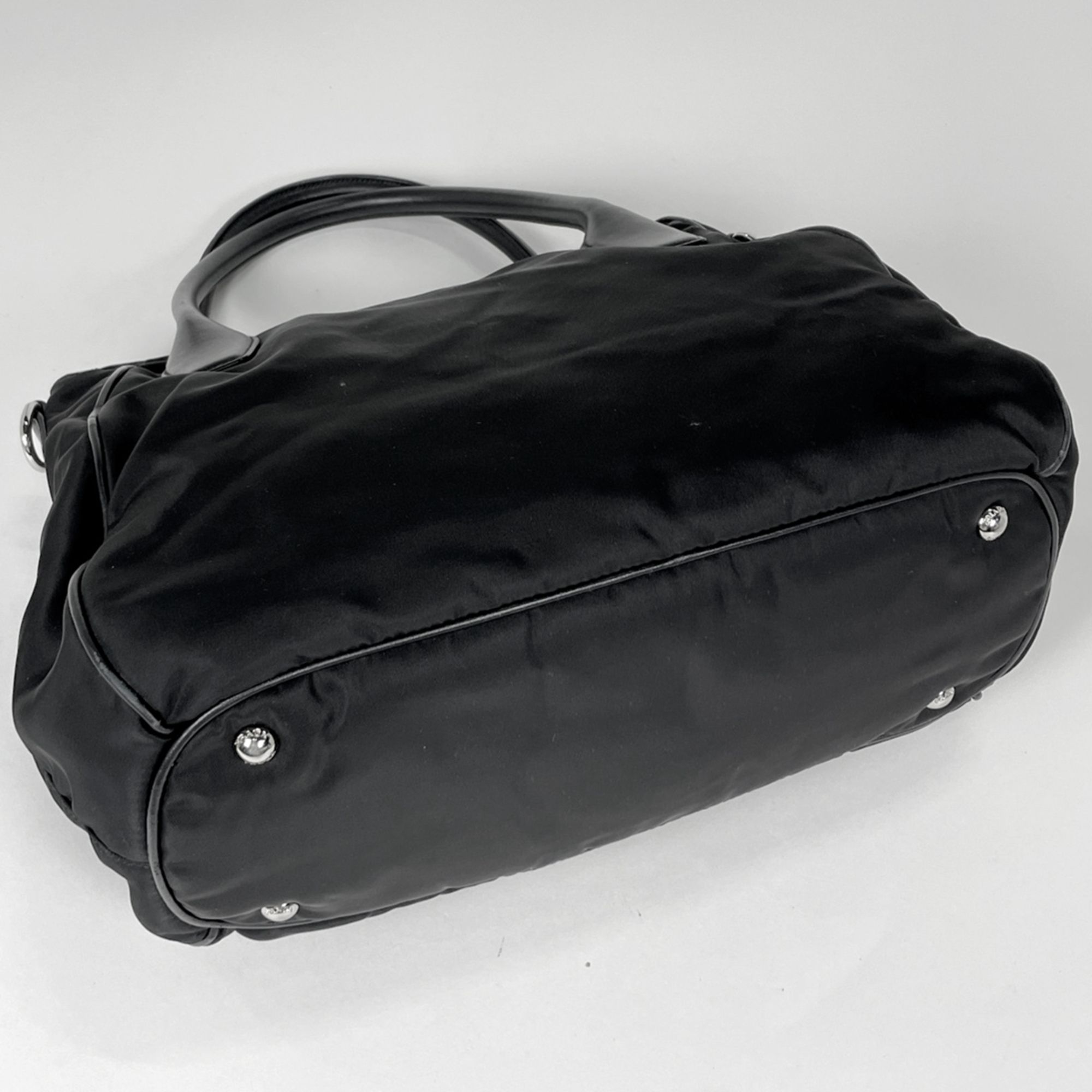 Nylon Leather Tote Bag (Pre-Owned) - Prada - Modalova
