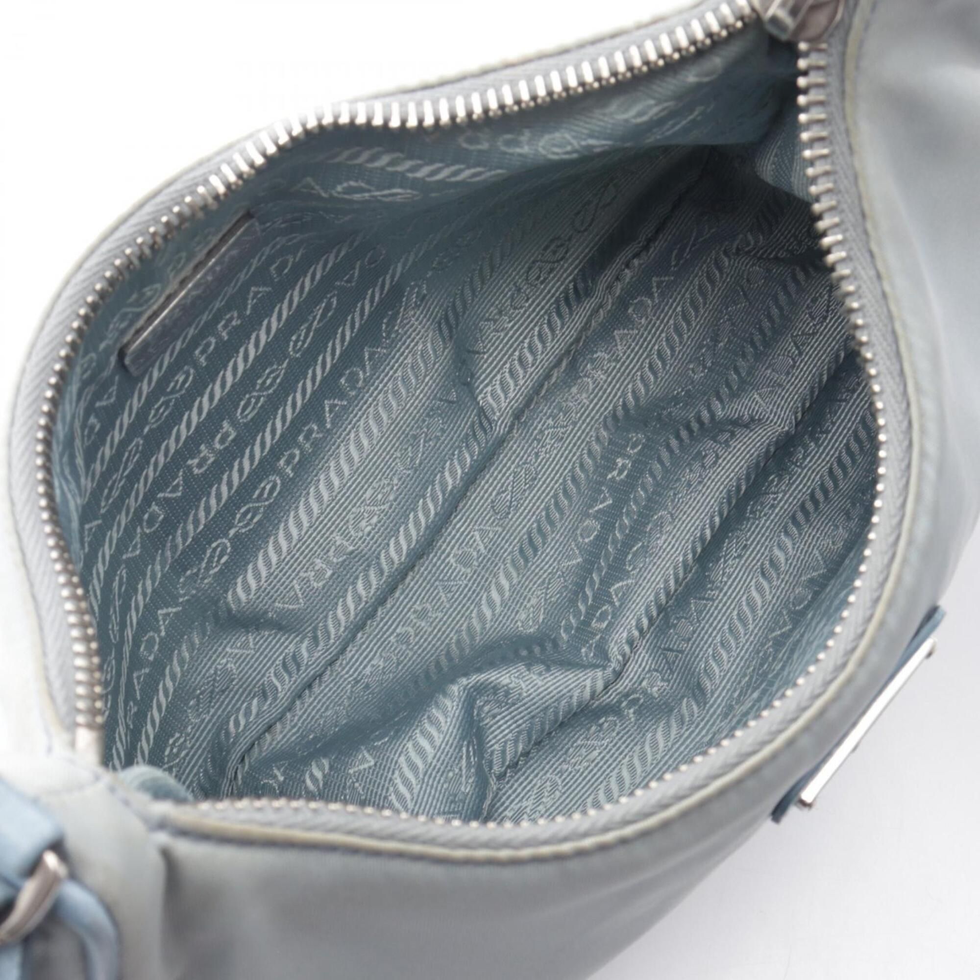Nylon Saffiano Triangle Handbag Pouch Shoulder Bag (Pre-Owned) - Prada - Modalova