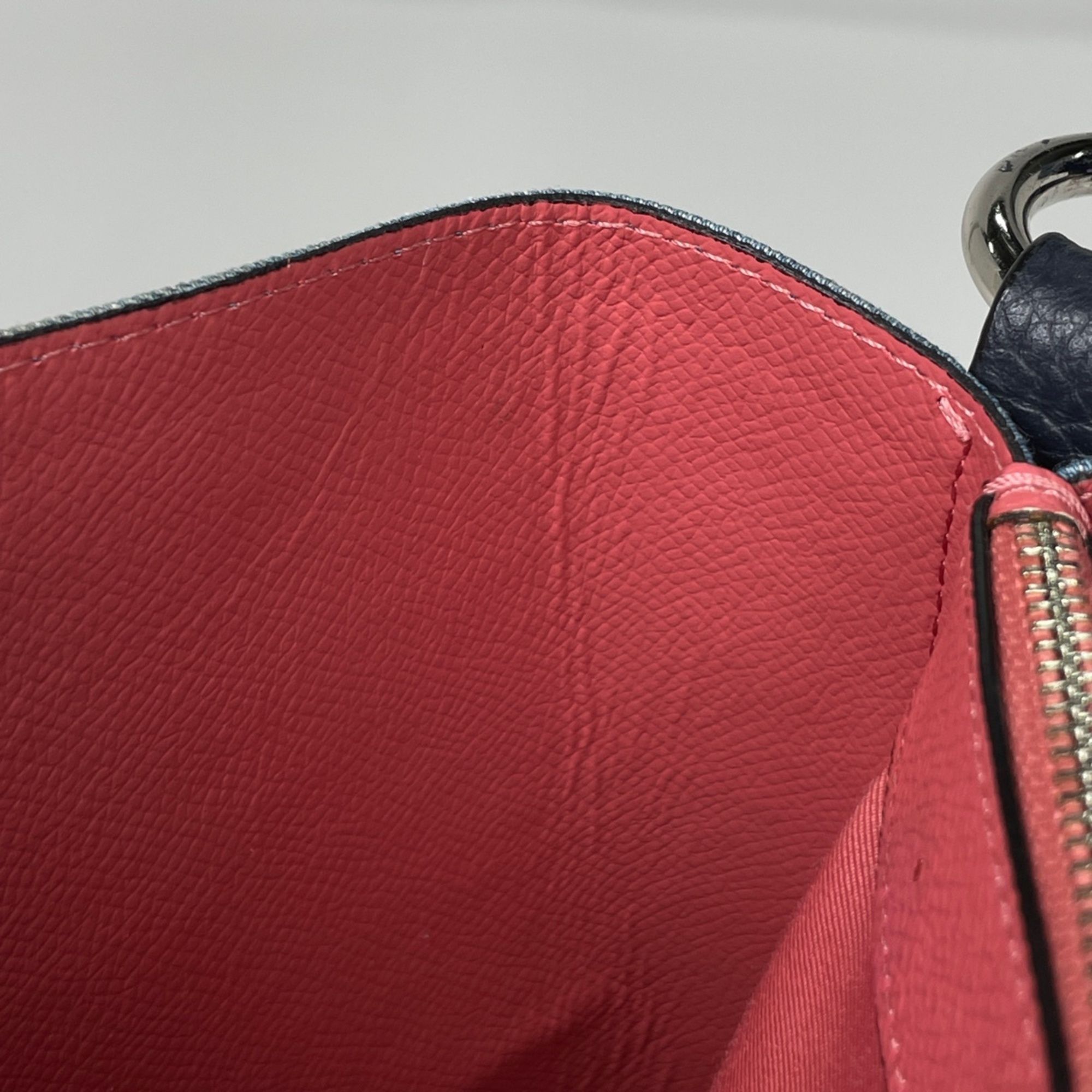 Denim Leather Handbag (Pre-Owned) - Coach - Modalova
