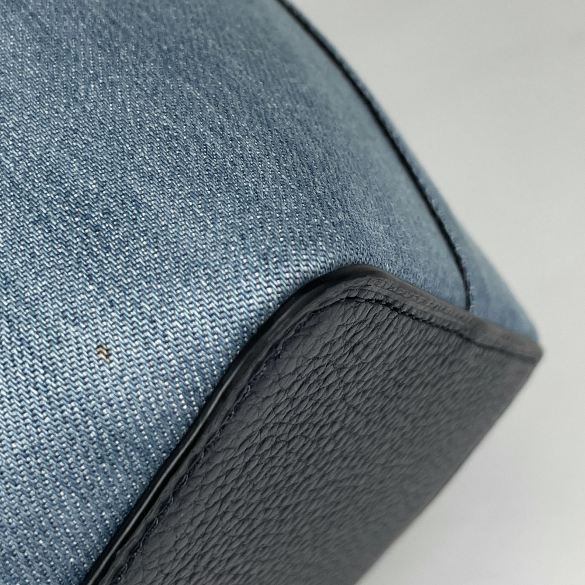 Denim Leather Handbag (Pre-Owned) - Coach - Modalova