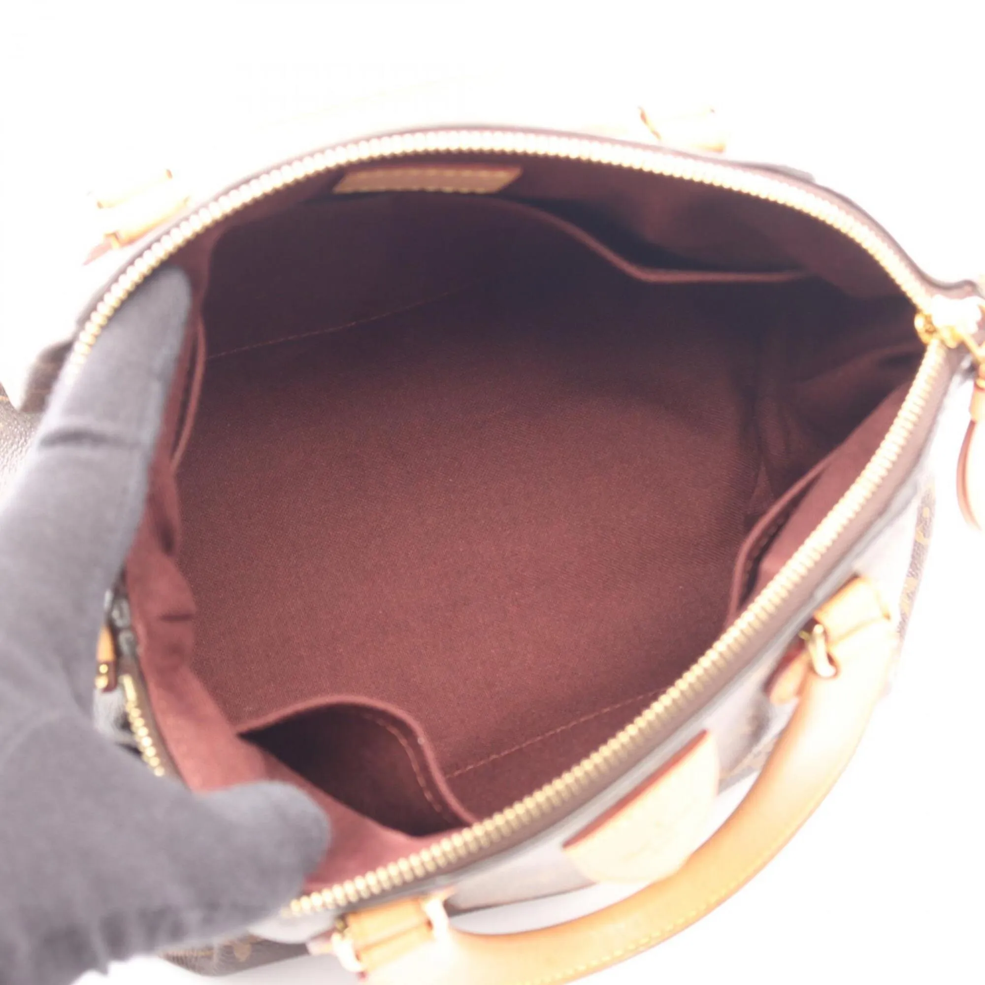 Coated Canvas Pvc Monogram Leather Handbag (Pre-Owned) - Louis Vuitton - Modalova