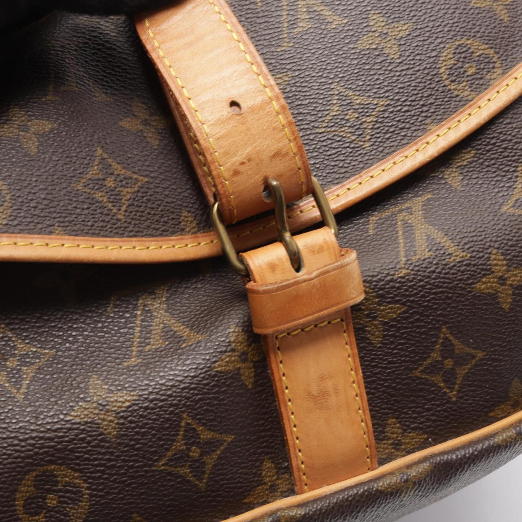 Coated Canvas Pvc Leather Monogram Handbag Shoulder Bag (Pre-Owned) - Louis Vuitton - Modalova