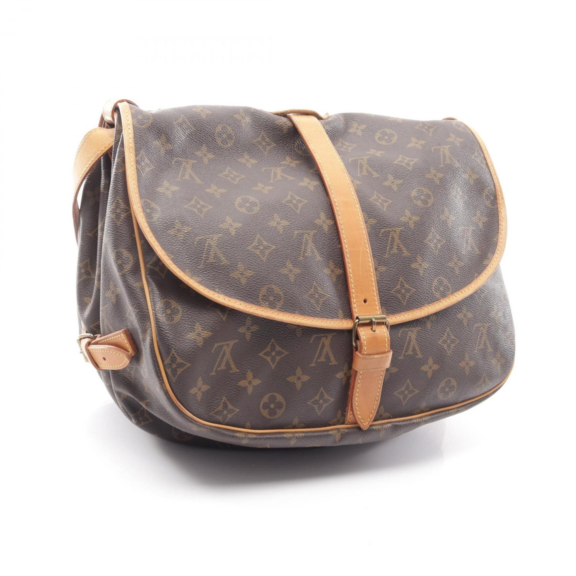 Coated Canvas Pvc Leather Monogram Handbag Shoulder Bag (Pre-Owned) - Louis Vuitton - Modalova