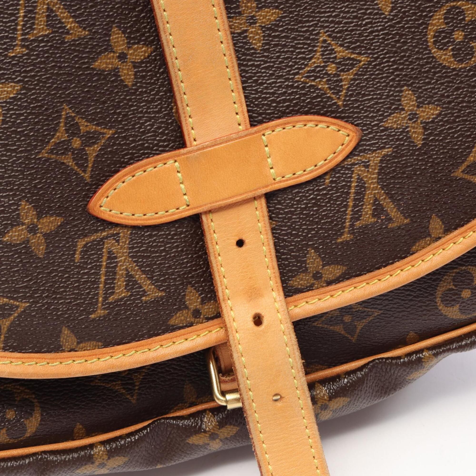 Coated Canvas Pvc Monogram Leather Handbag Shoulder Bag (Pre-Owned) - Louis Vuitton - Modalova