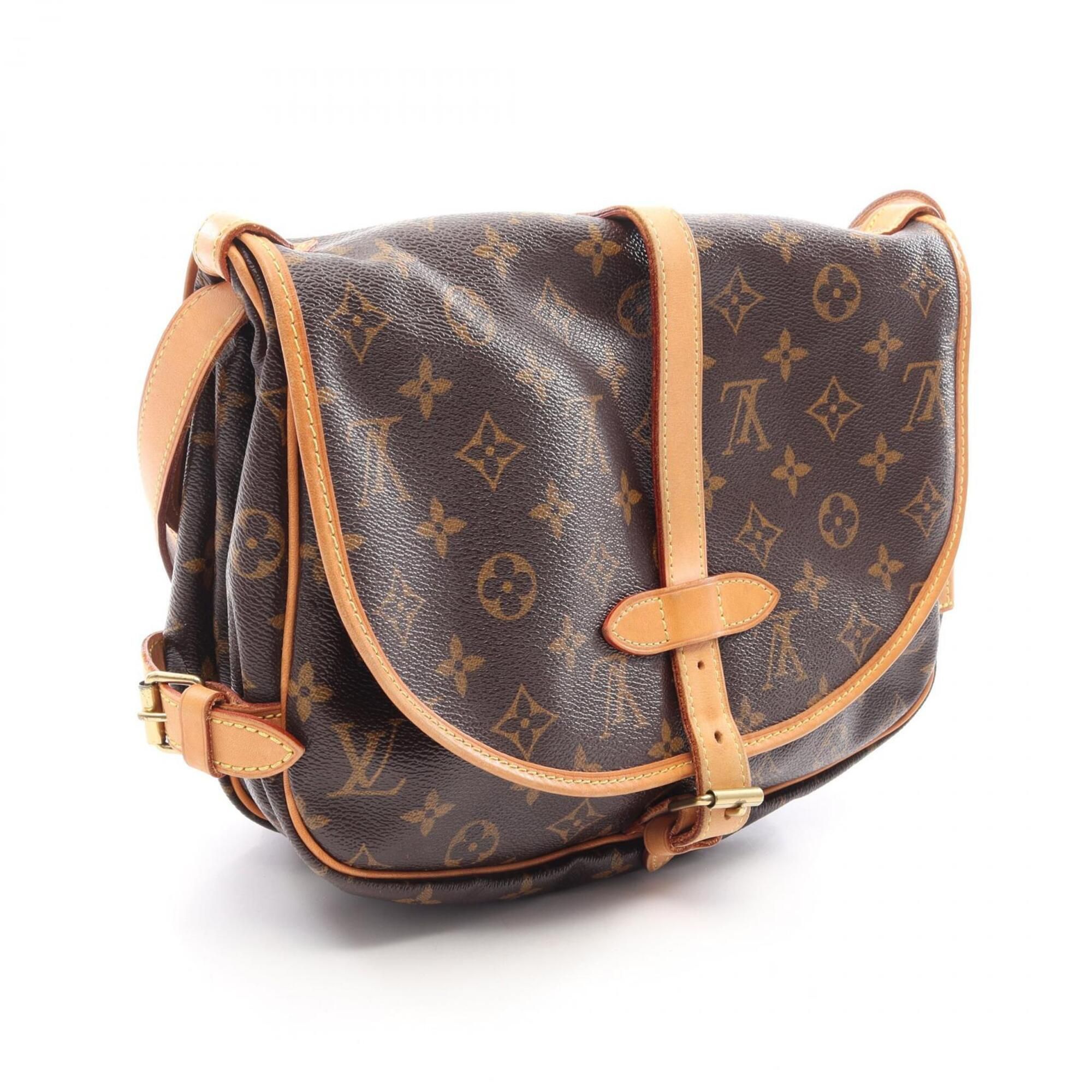 Coated Canvas Pvc Monogram Leather Handbag Shoulder Bag (Pre-Owned) - Louis Vuitton - Modalova