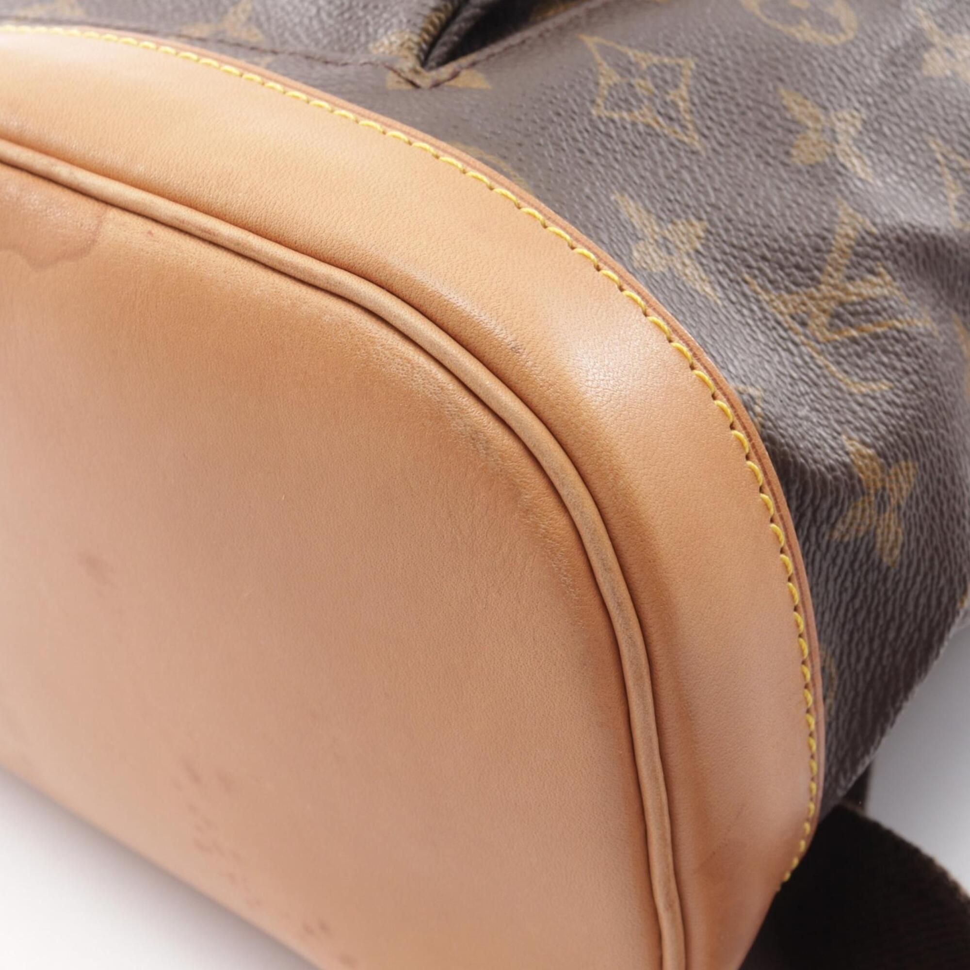 Coated Canvas Pvc Monogram Leather Backpack Handbag (Pre-Owned) - Louis Vuitton - Modalova