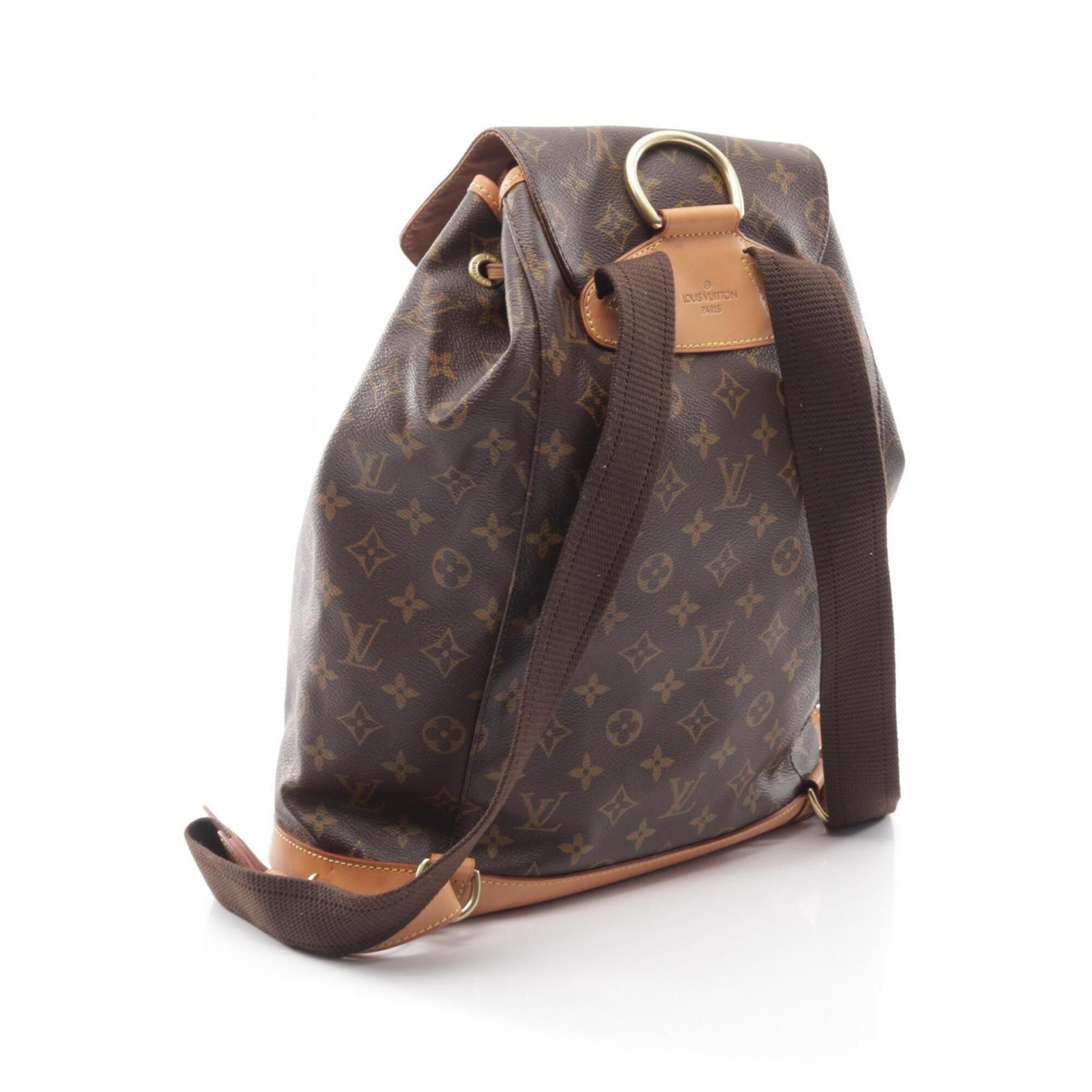 Coated Canvas Pvc Monogram Leather Backpack Handbag (Pre-Owned) - Louis Vuitton - Modalova