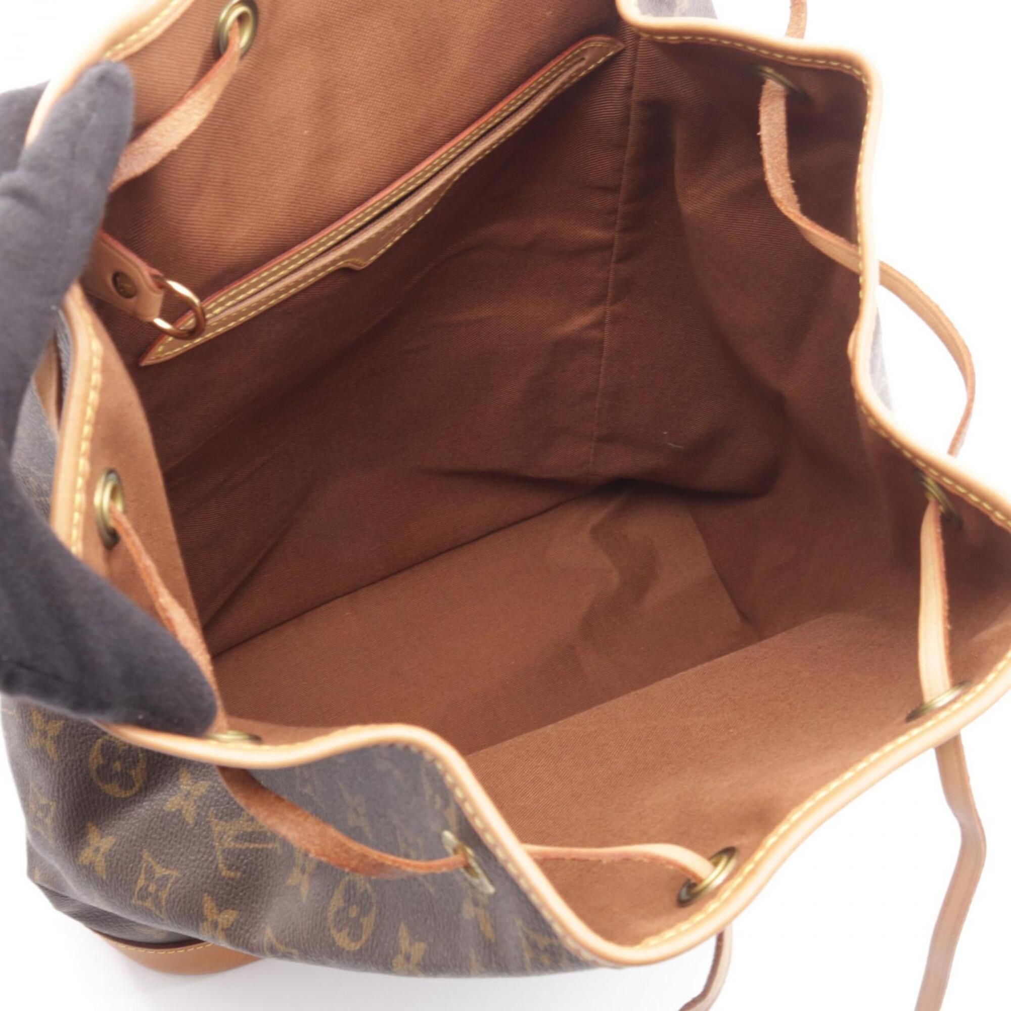 Coated Canvas Pvc Monogram Leather Backpack Handbag (Pre-Owned) - Louis Vuitton - Modalova