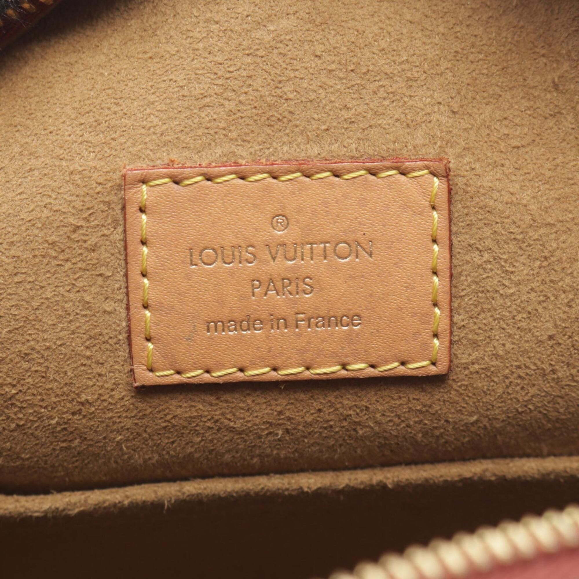 Pvc Coated Canvas Leather Handbag Shoulder Bag (Pre-Owned) - Louis Vuitton - Modalova