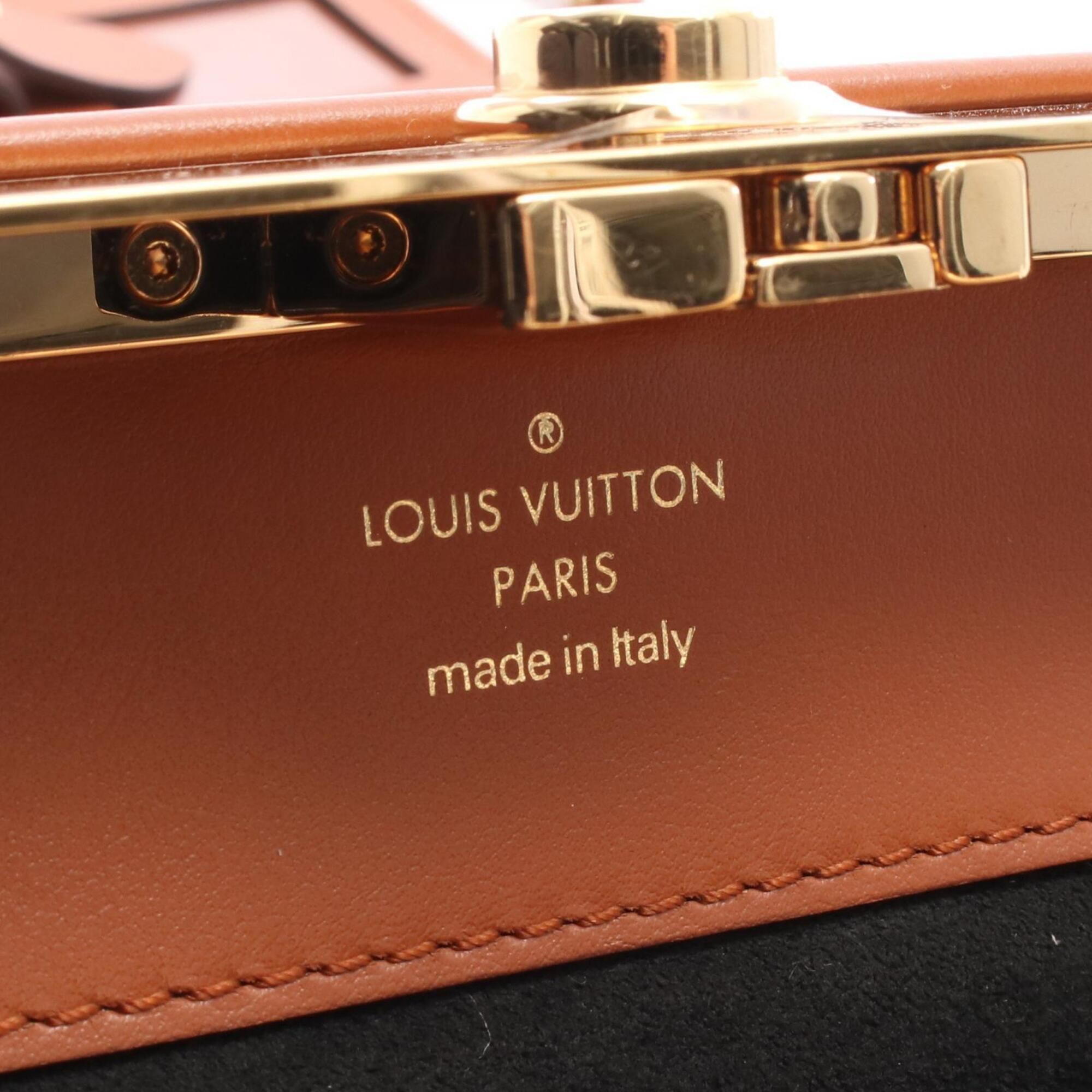 Coated Canvas Pvc Monogram Reverse Leather Handbag Shoulder Bag (Pre-Owned) - Louis Vuitton - Modalova