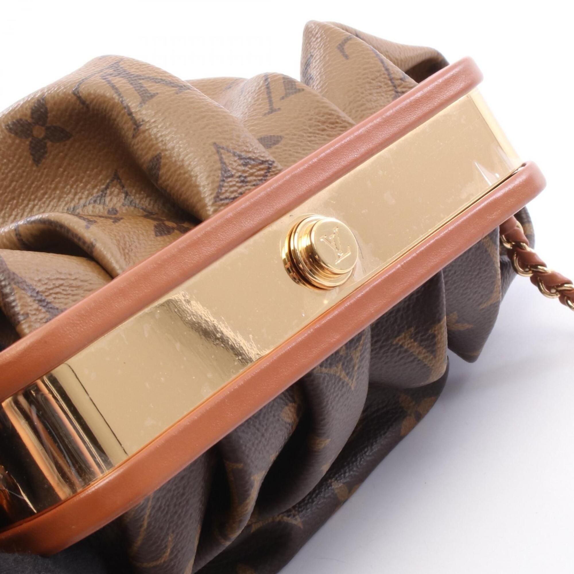 Coated Canvas Pvc Monogram Reverse Leather Handbag Shoulder Bag (Pre-Owned) - Louis Vuitton - Modalova