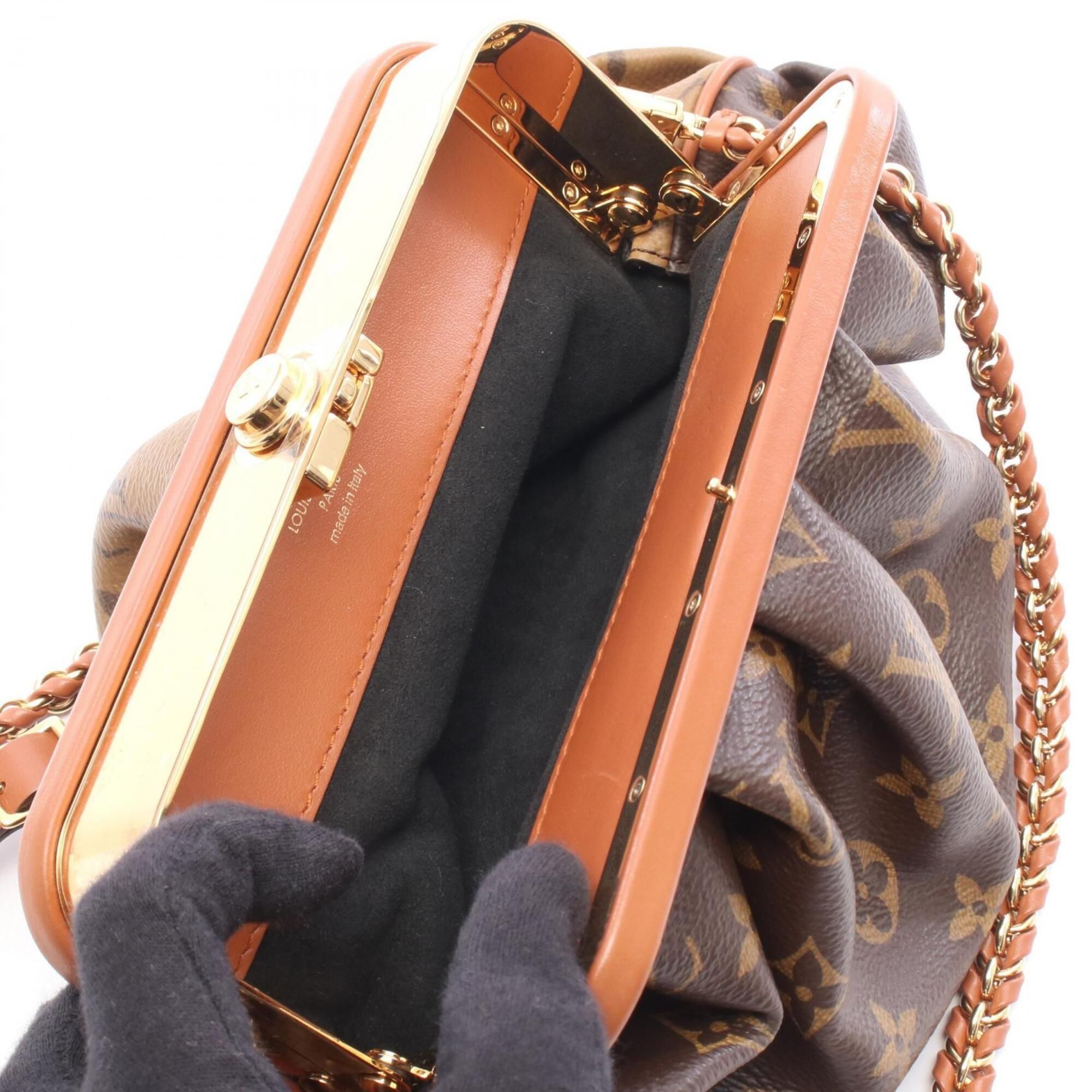 Coated Canvas Pvc Monogram Reverse Leather Handbag Shoulder Bag (Pre-Owned) - Louis Vuitton - Modalova