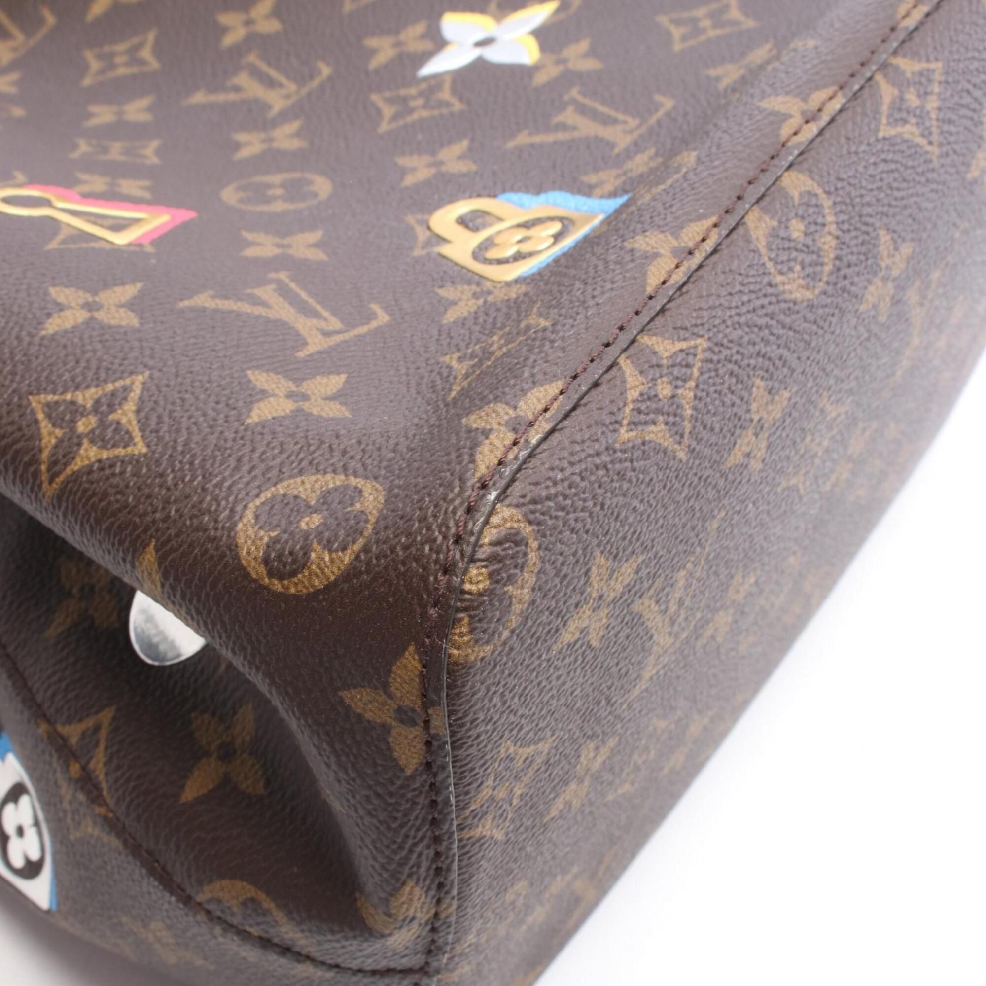 Coated Canvas Pvc Monogram Leather Handbag Shoulder Bag (Pre-Owned) - Louis Vuitton - Modalova