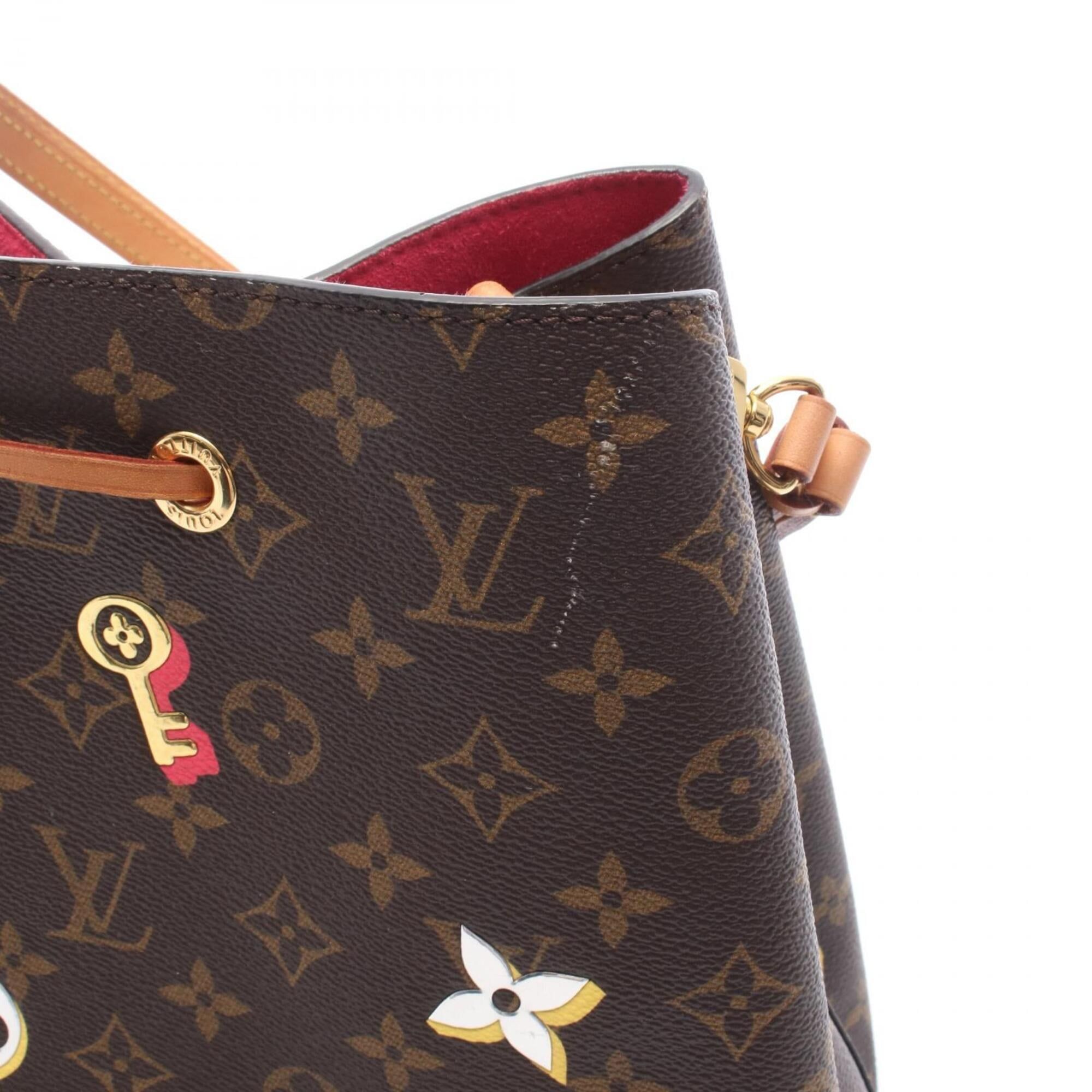 Coated Canvas Pvc Monogram Leather Handbag Shoulder Bag (Pre-Owned) - Louis Vuitton - Modalova