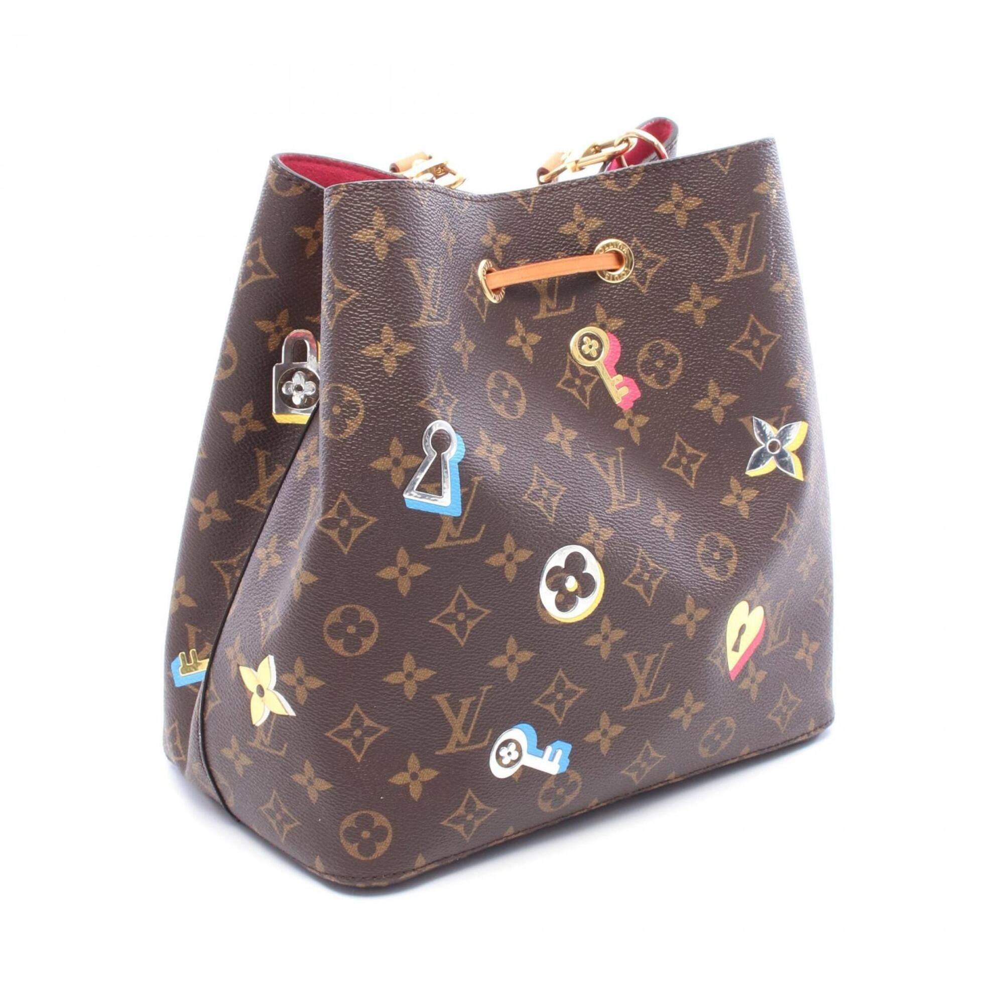 Coated Canvas Pvc Monogram Leather Handbag Shoulder Bag (Pre-Owned) - Louis Vuitton - Modalova