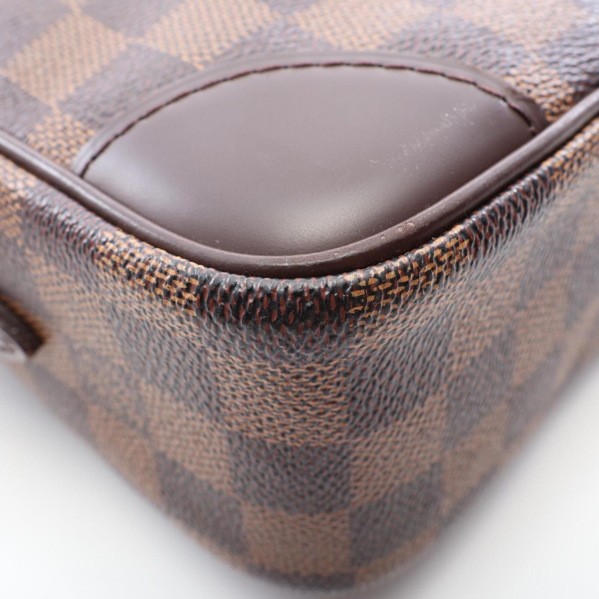 Coated Canvas Damier Canvas Leather Handbag Shoulder Bag (Pre-Owned) - Louis Vuitton - Modalova