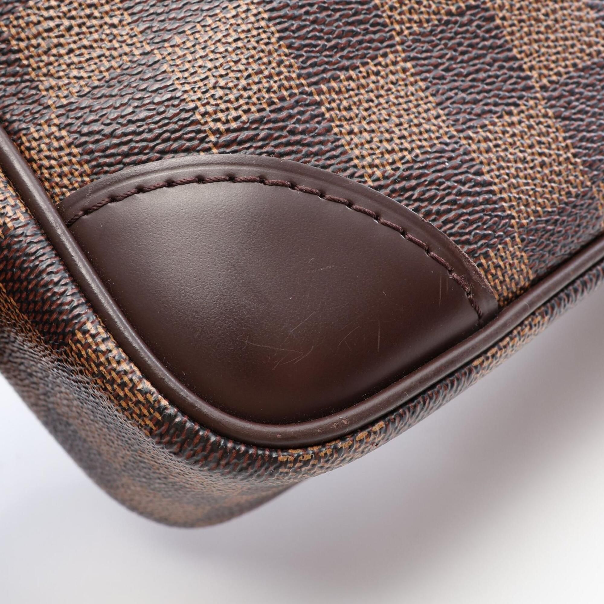 Coated Canvas Damier Canvas Leather Handbag Shoulder Bag (Pre-Owned) - Louis Vuitton - Modalova