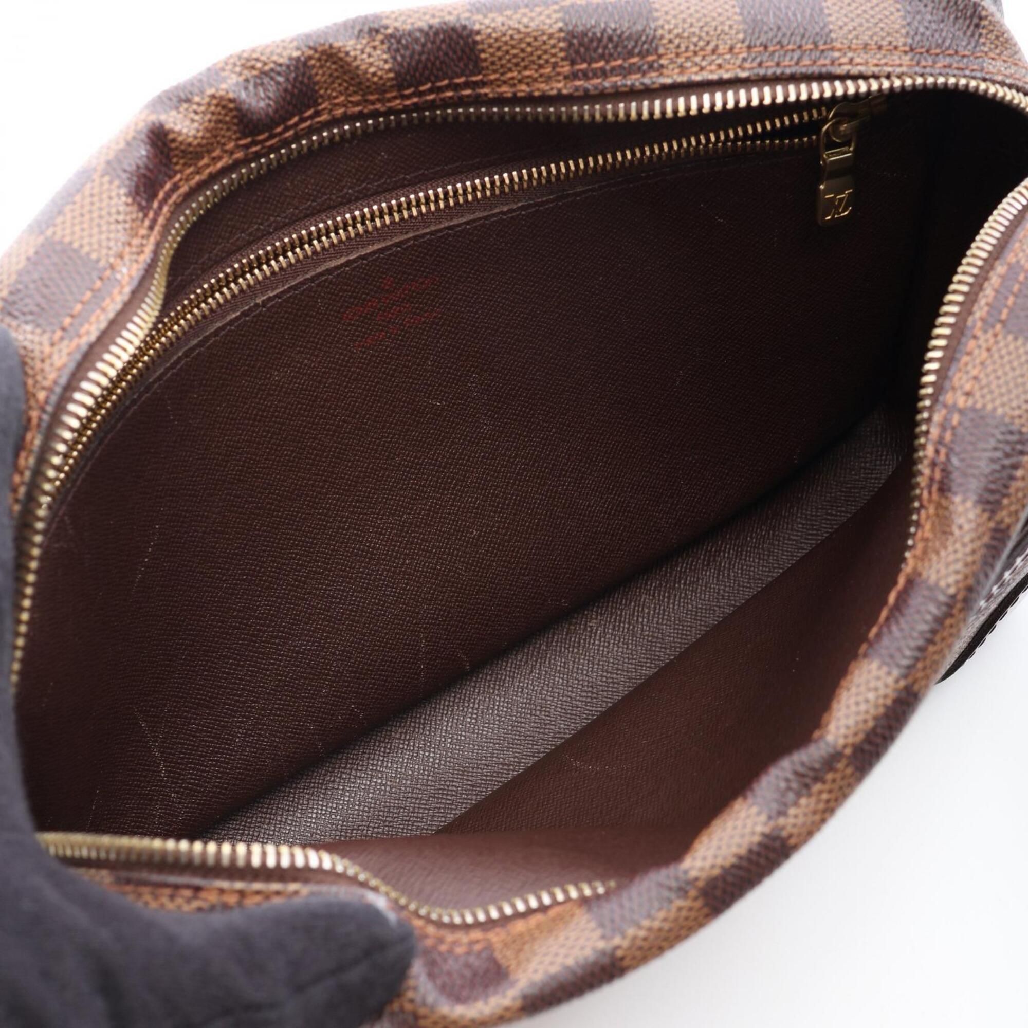 Coated Canvas Damier Canvas Leather Handbag Shoulder Bag (Pre-Owned) - Louis Vuitton - Modalova