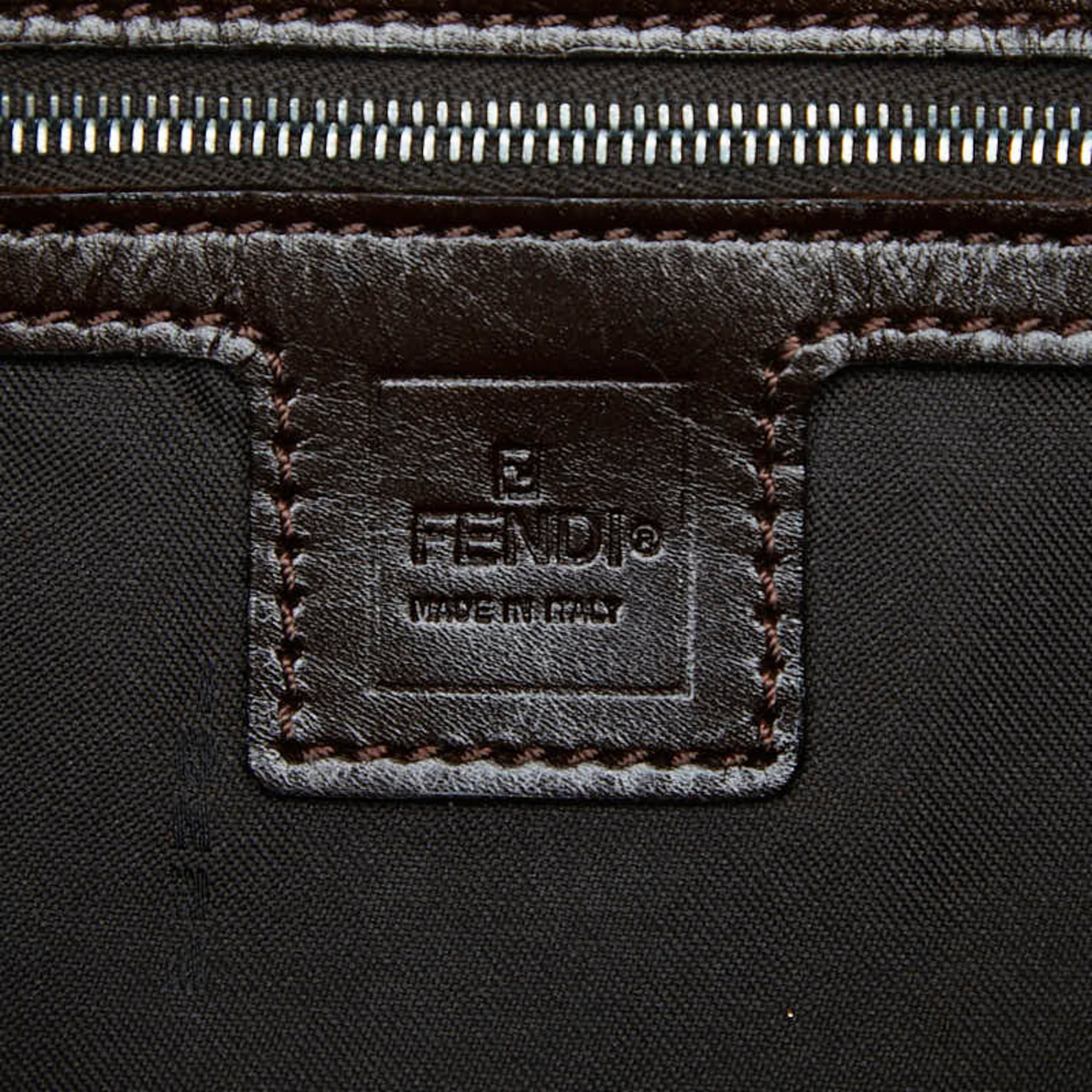 Canvas Leather Handbag (Pre-Owned) - Fendi - Modalova