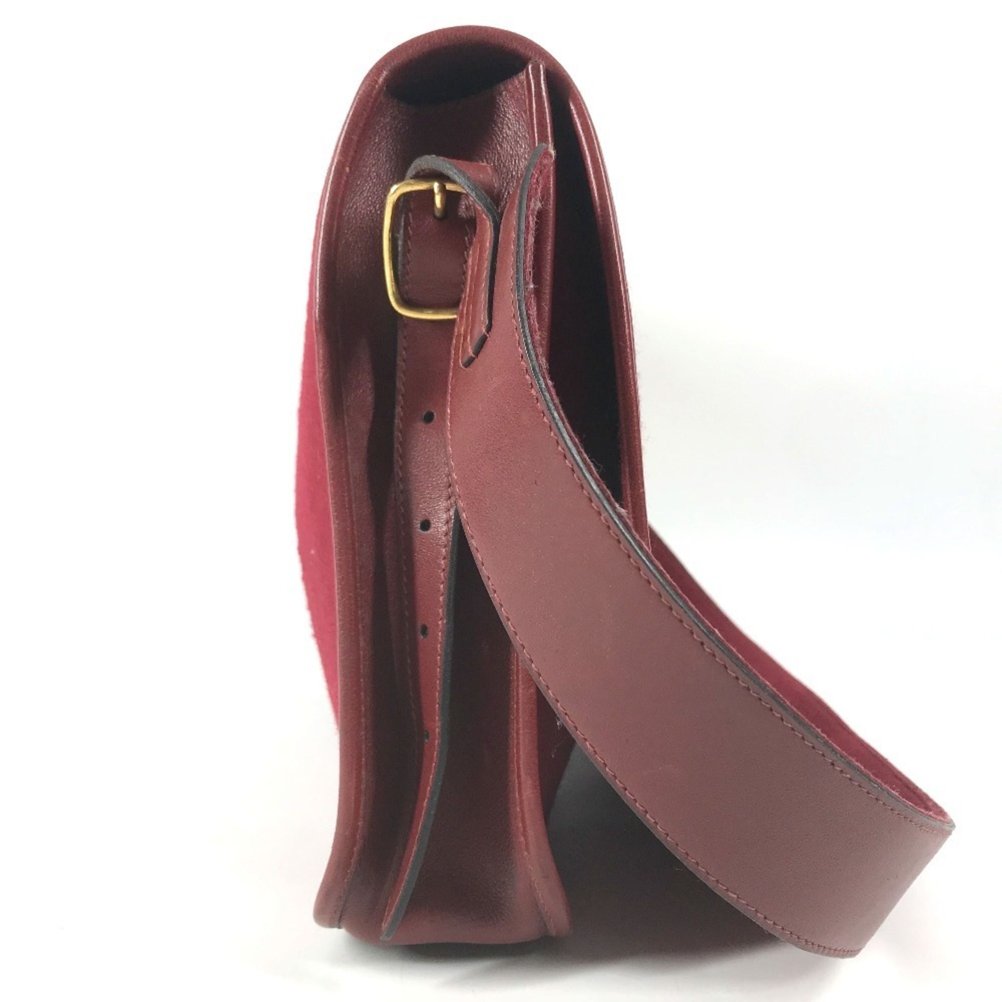 Felt Leather Shoulder Bag (Pre-Owned) - Hermes - Modalova